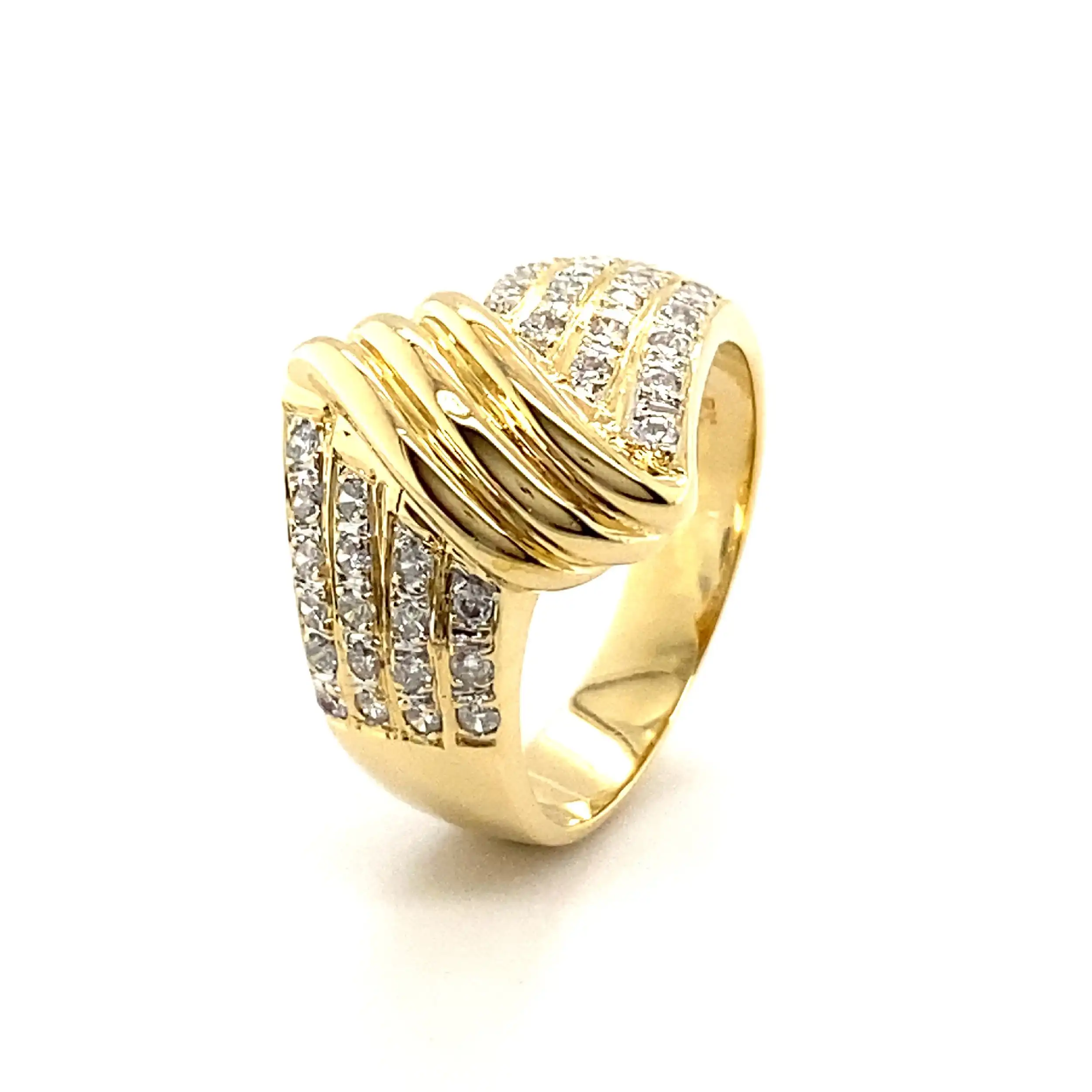 Ring Gelbgold mit Brillanten