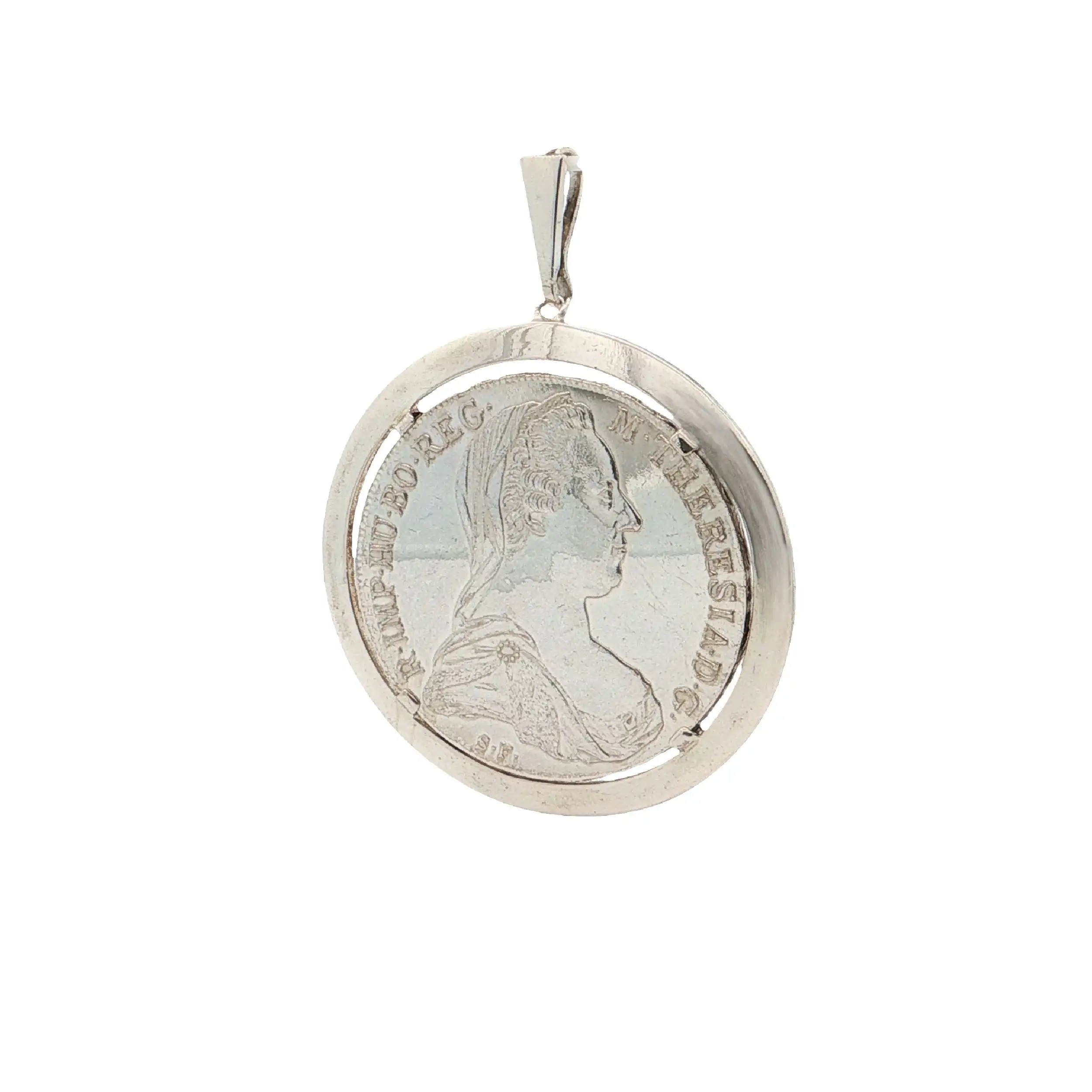 Anhänger Silber mit Theresienthaler Anhänger Silber mit Theresienthaler