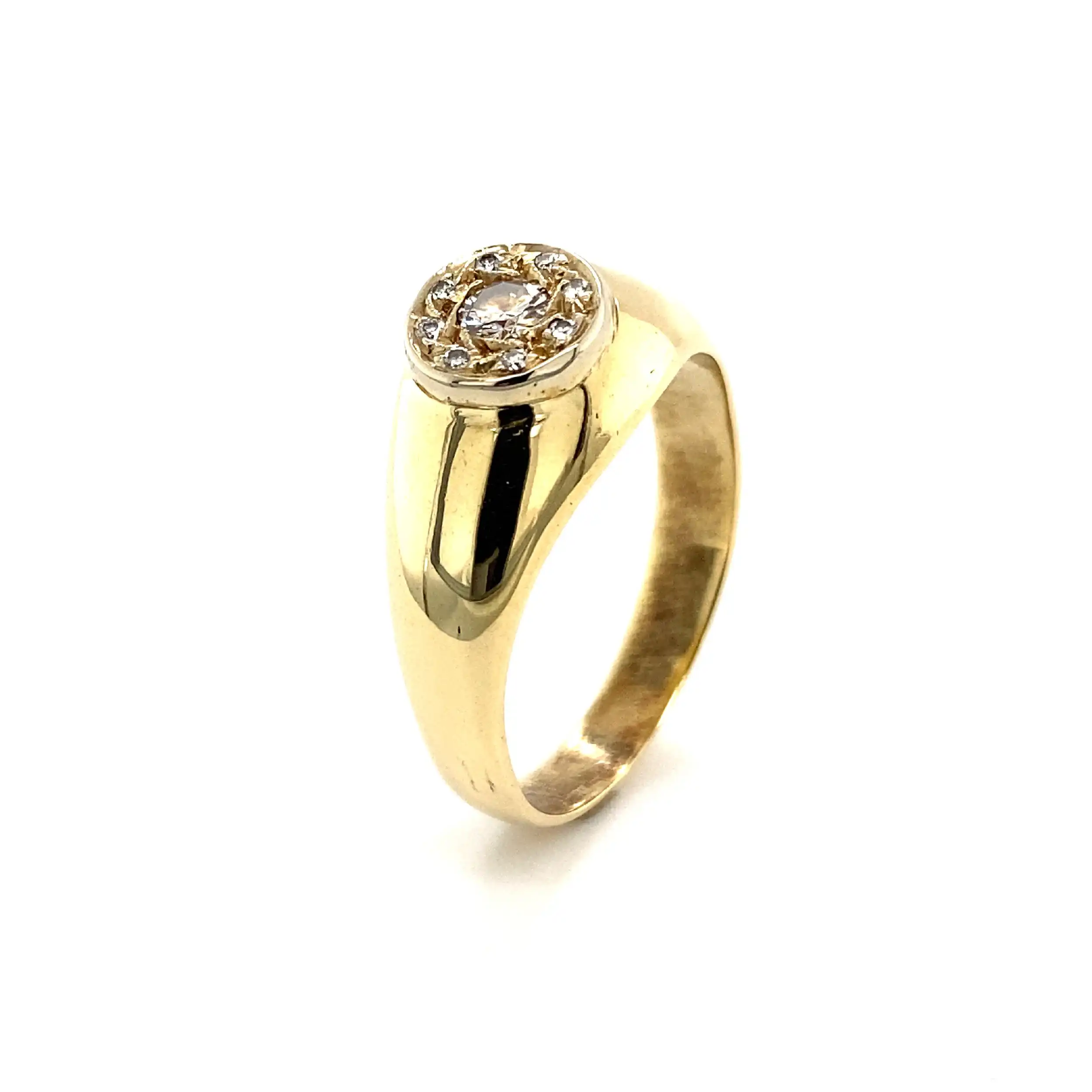 Ring Gelbgold mit Brillanten Ring Gelbgold mit Brillanten