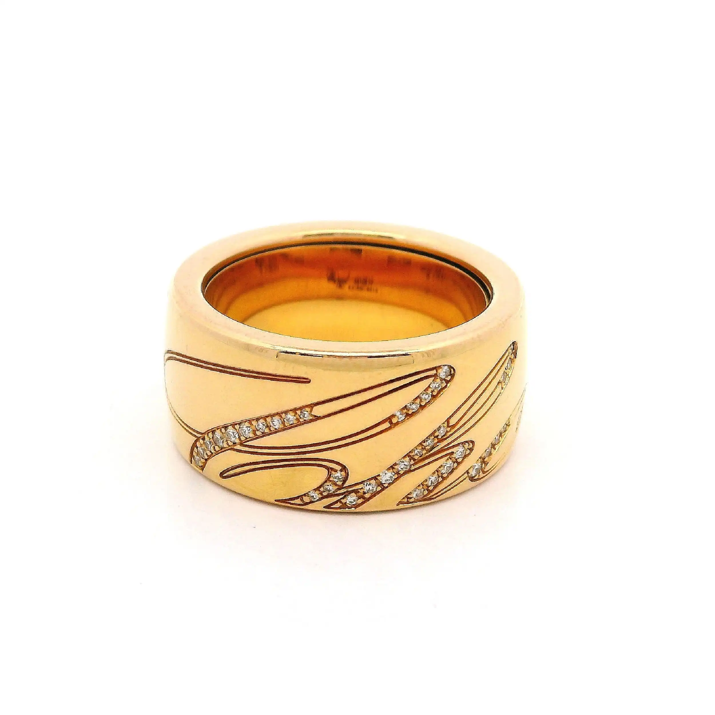 Ring Rotgold Chopard Chopardissimo mit Brillanten mit Box und Papieren Ring Rotgold Chopard Chopardissimo mit Brillanten mit Box und Papieren
