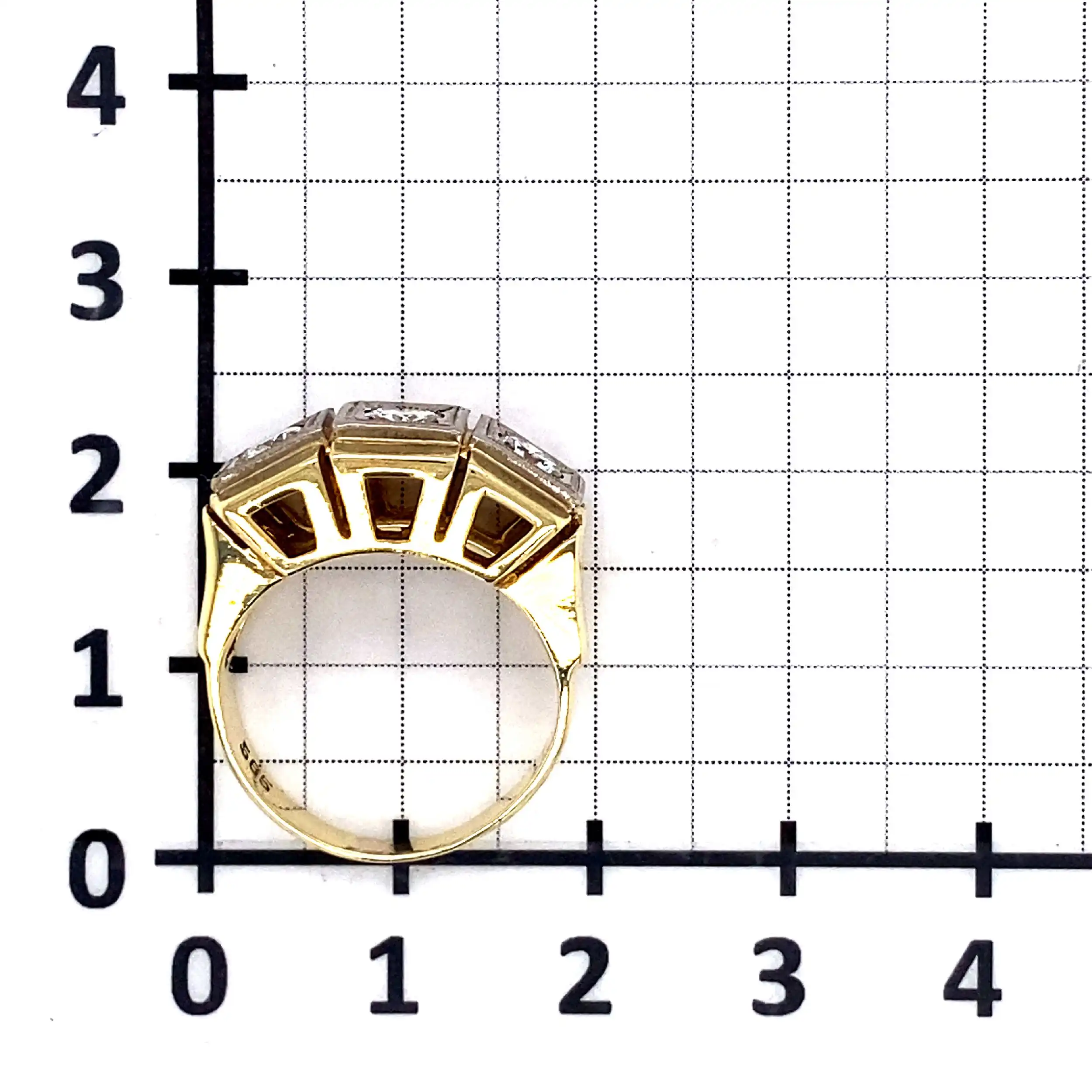 Ring Bicolor mit Brillanten
