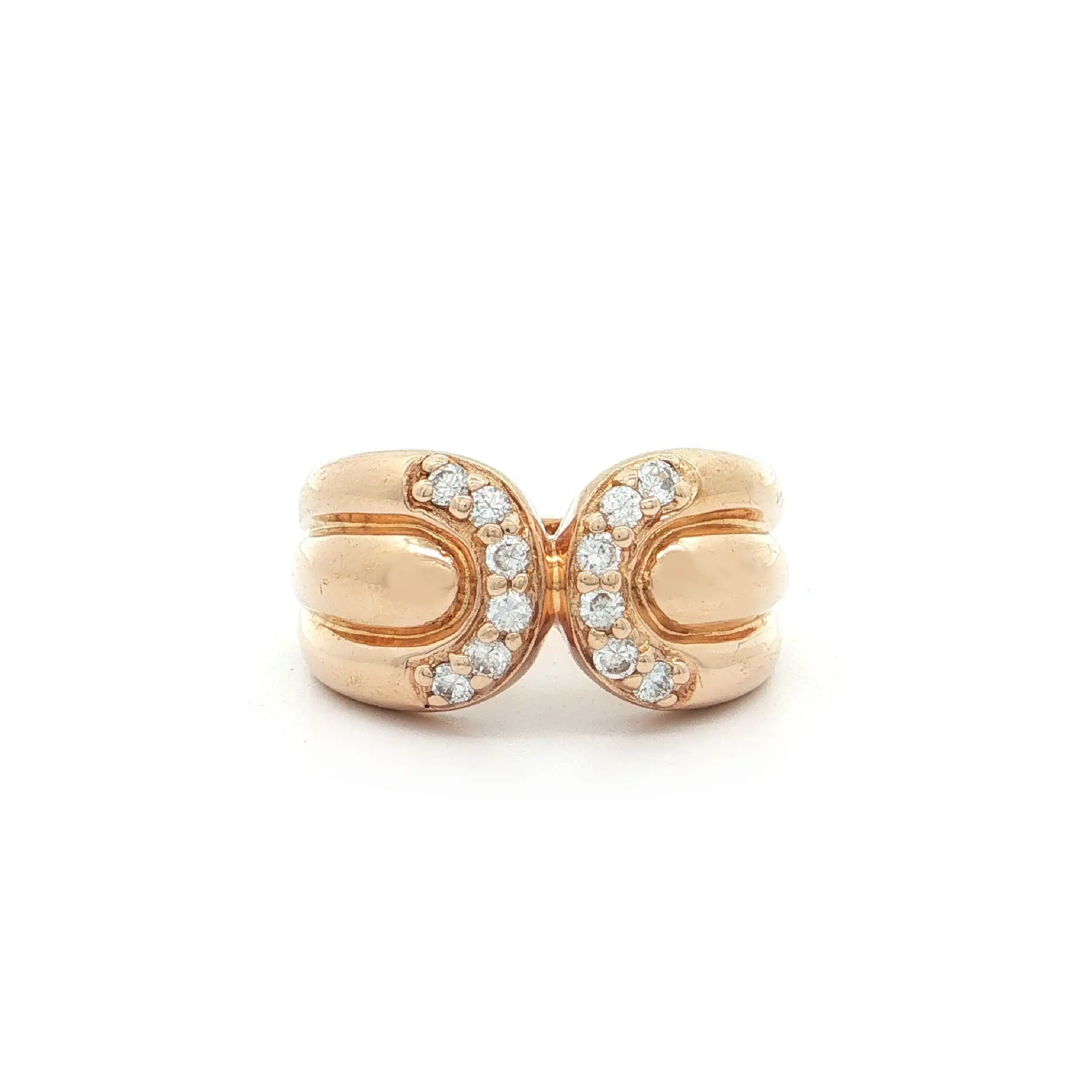 Ring Silber vergoldet mit Zirkonia Ring Silber vergoldet mit Zirkonia