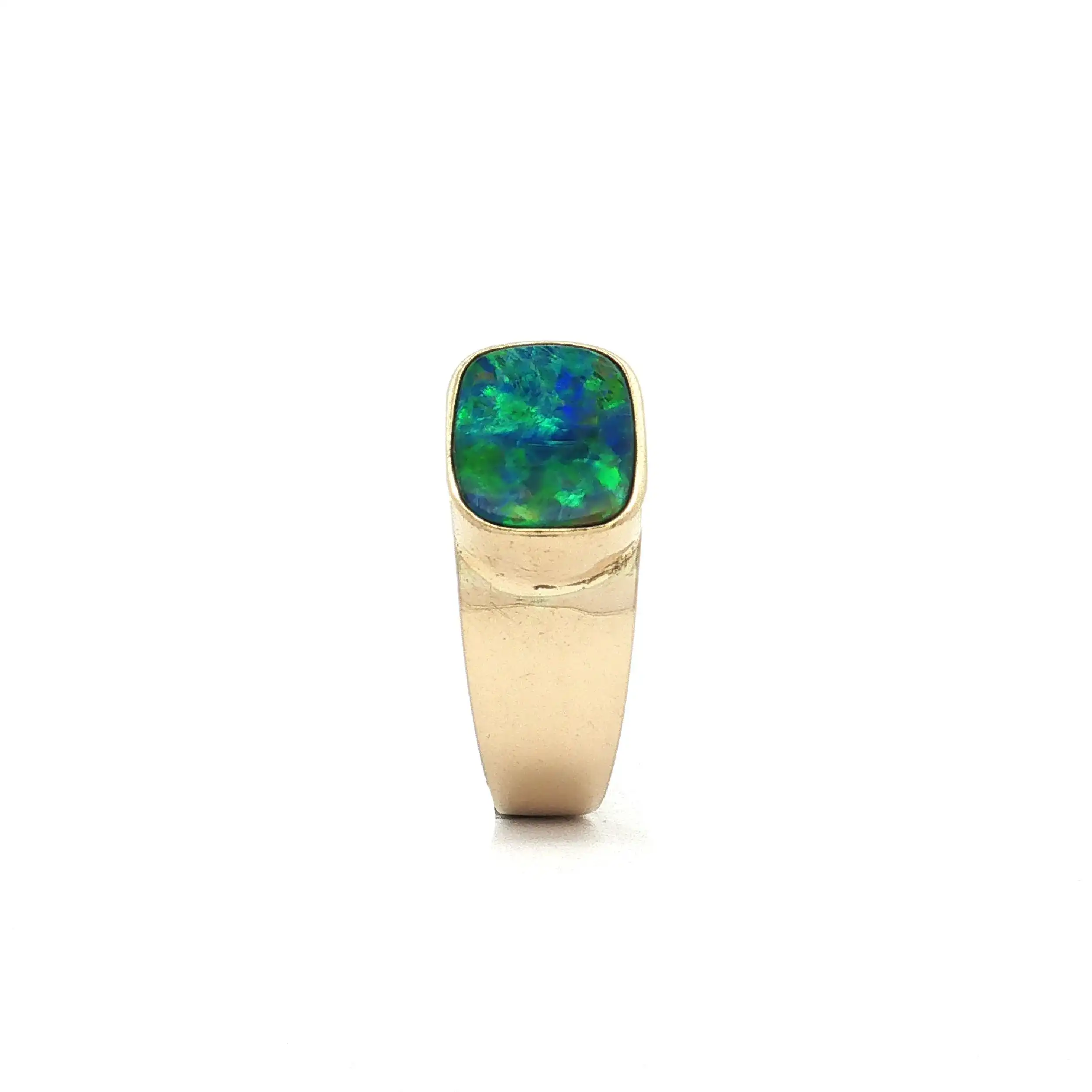 Ring Gelbgold mit Opal Doublette
