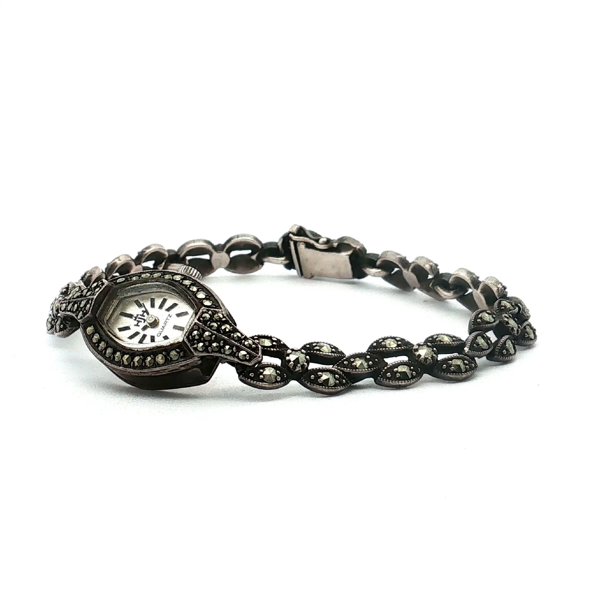 Armbanduhr mit Markasitsteinen Armbanduhr mit Markasitsteinen