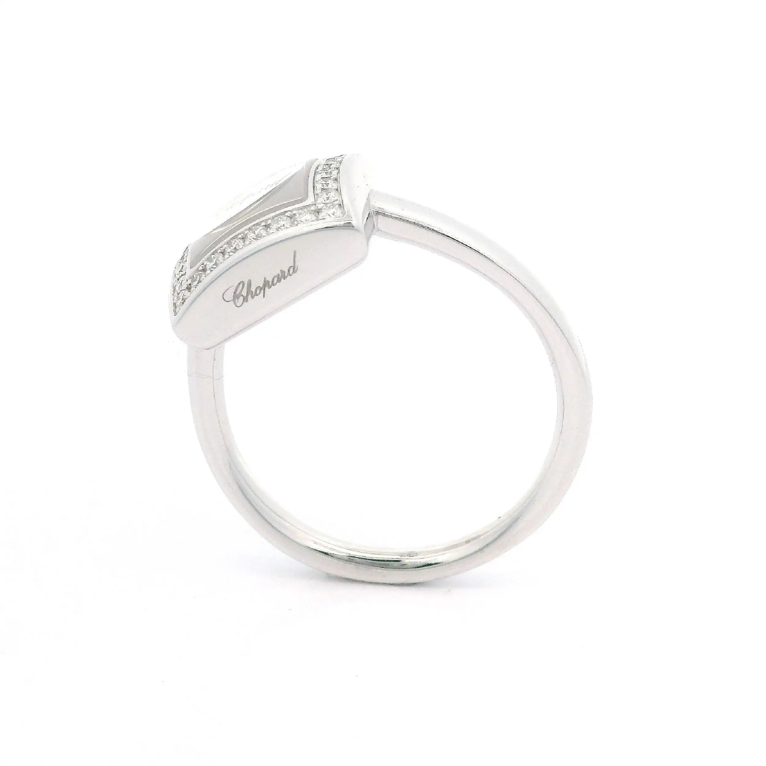 Ring Weißgold Chopard Happy Diamonds mit Box und Papieren Ring Weißgold Chopard Happy Diamonds mit Box und Papieren