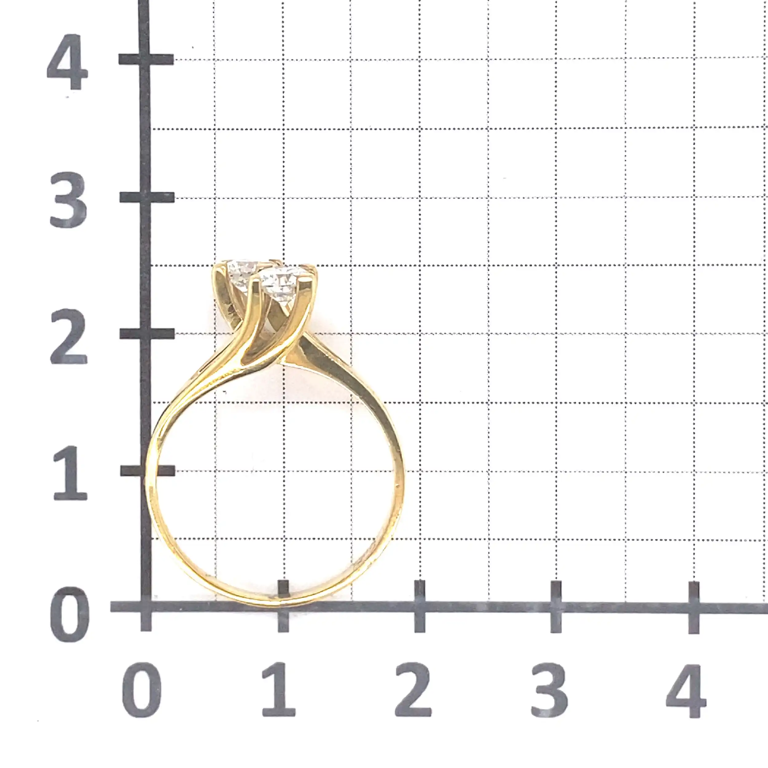 Ring Gelbgold mit Brillanten