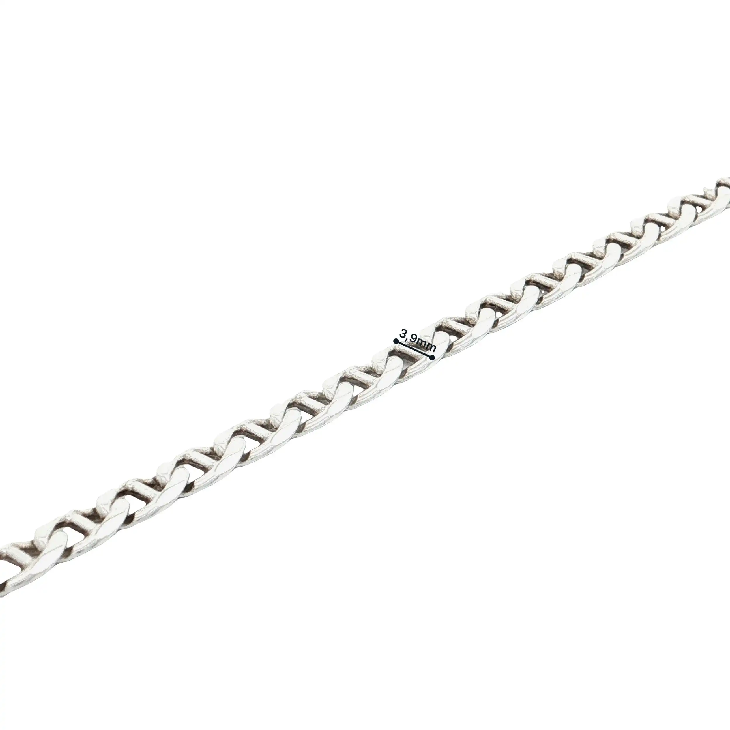 Stäbchenpanzerarmband Silber