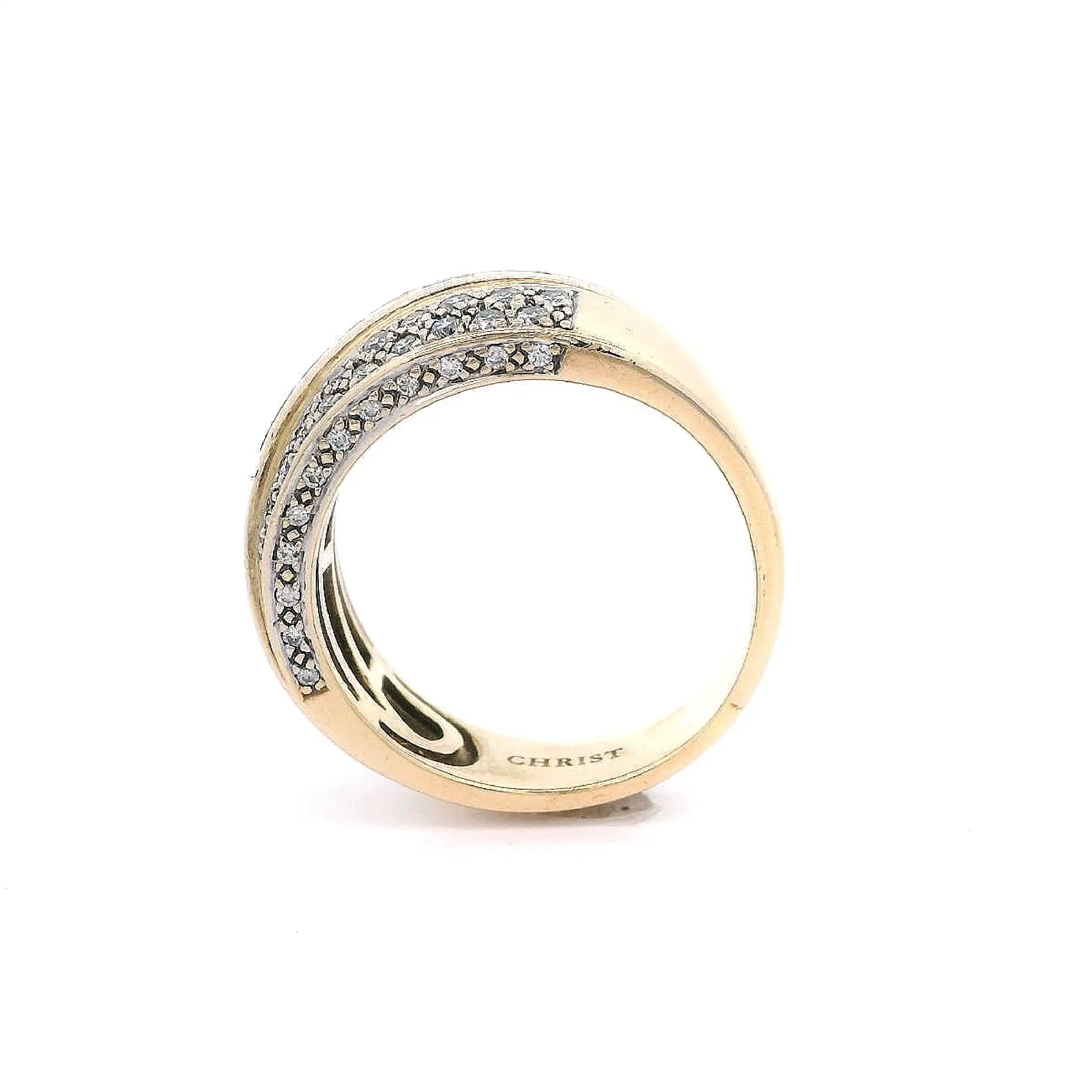 Ring Gelbgold Christ mit Brillanten Ring Gelbgold Christ mit Brillanten