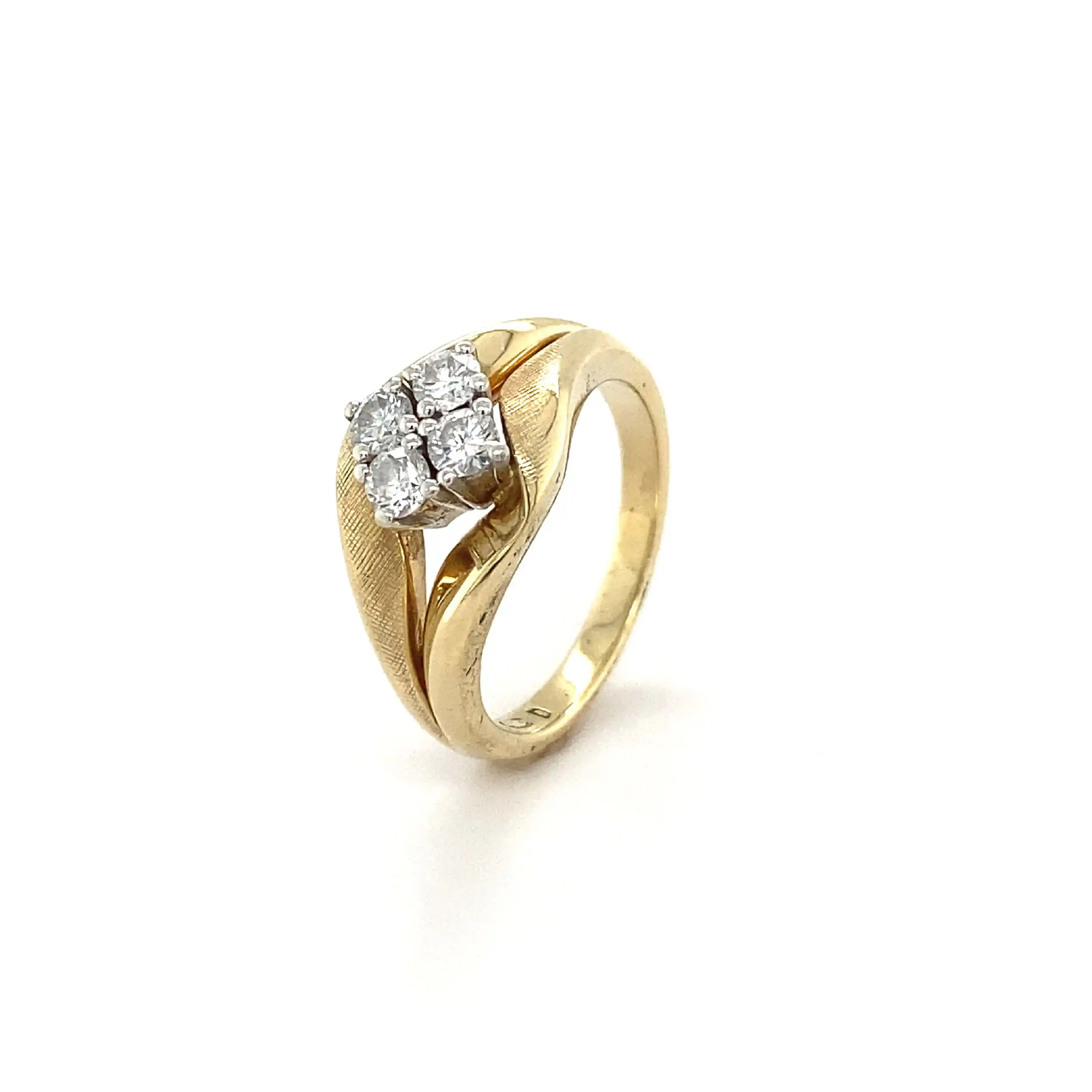 Ring Gelbgold mit Brillanten Ring Gelbgold mit Brillanten