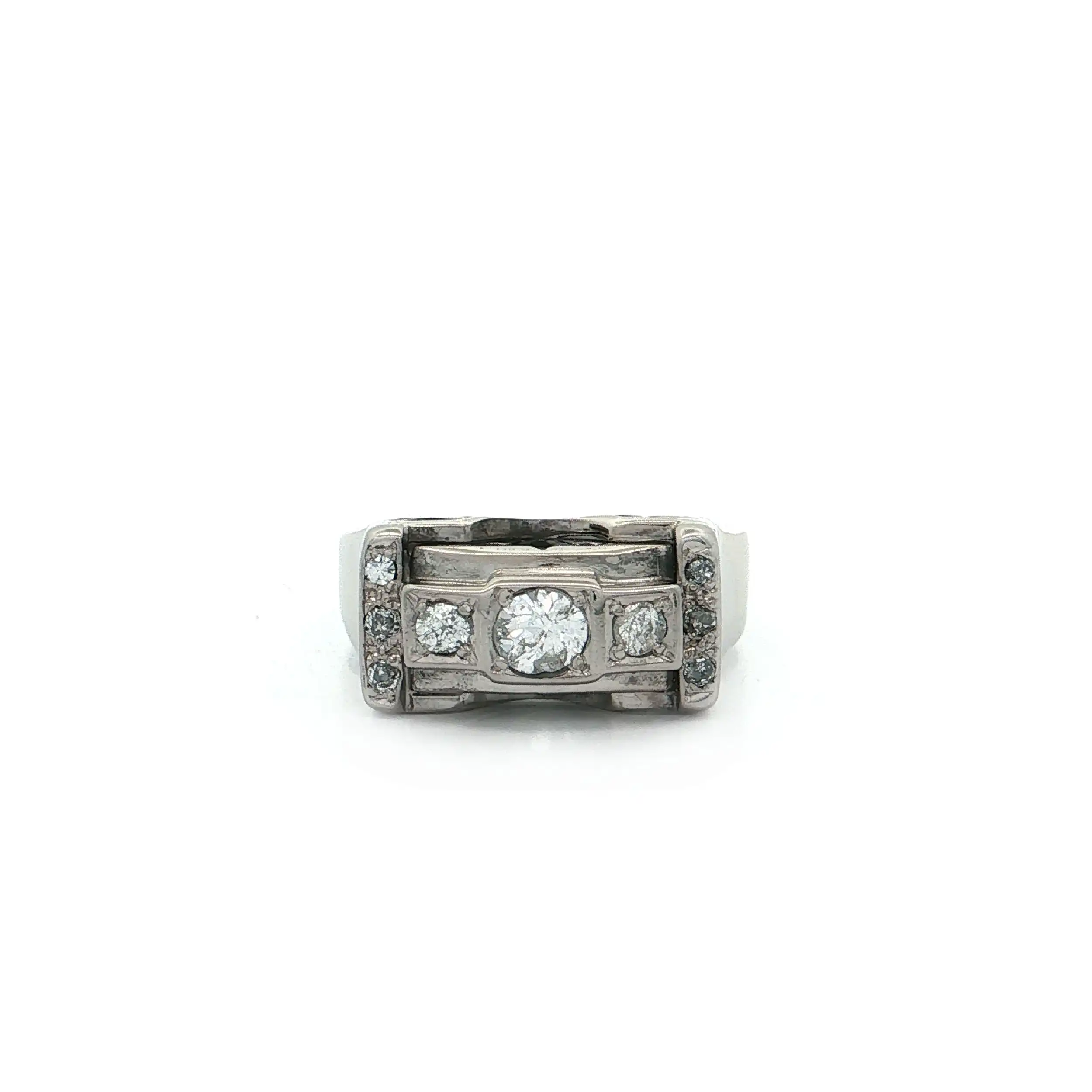 Ring Weißgold mit Diamanten Ring Weißgold mit Diamanten