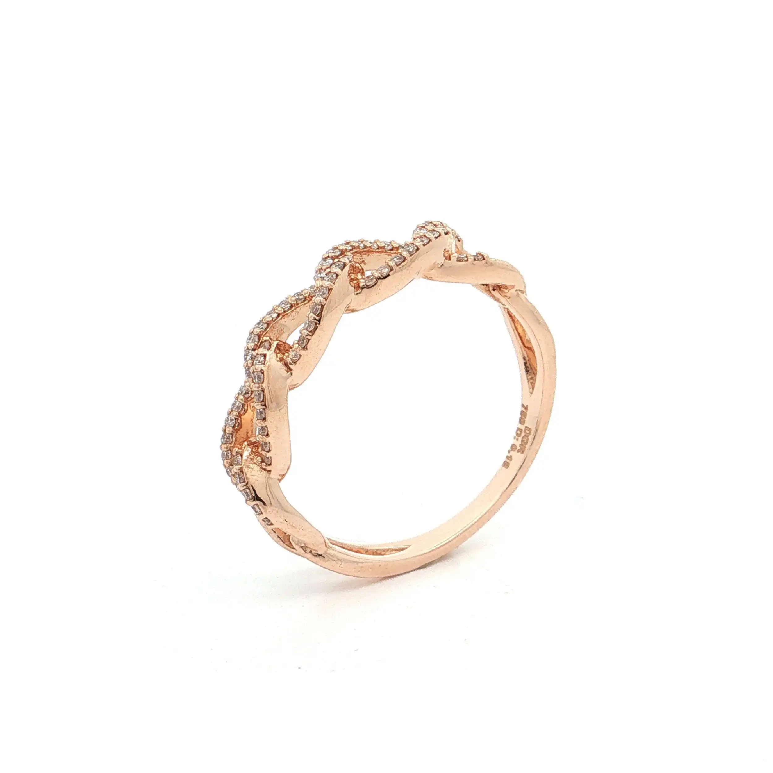 Ring Roségold mit Brillanten Ring Roségold mit Brillanten