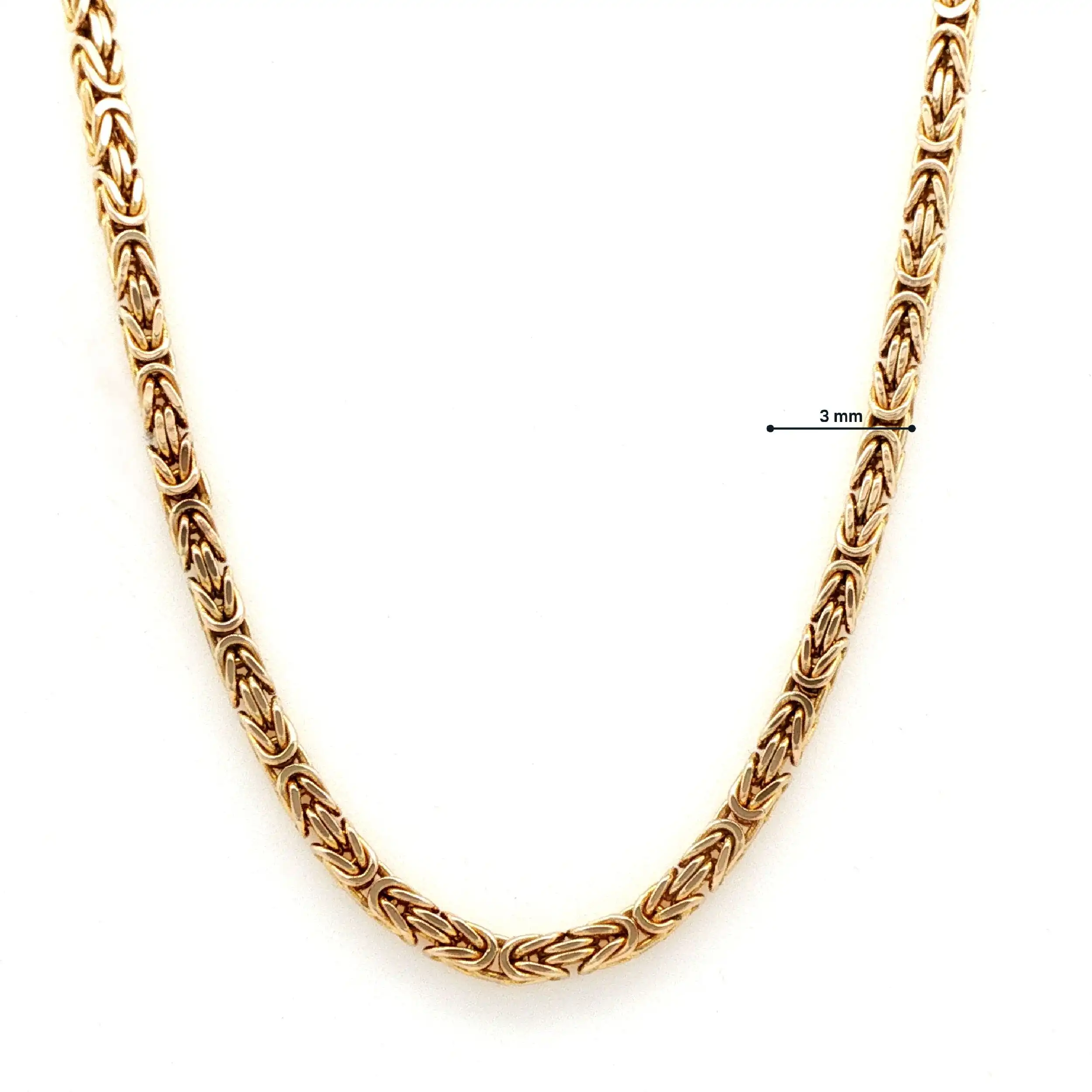 Königskette Gelbgold