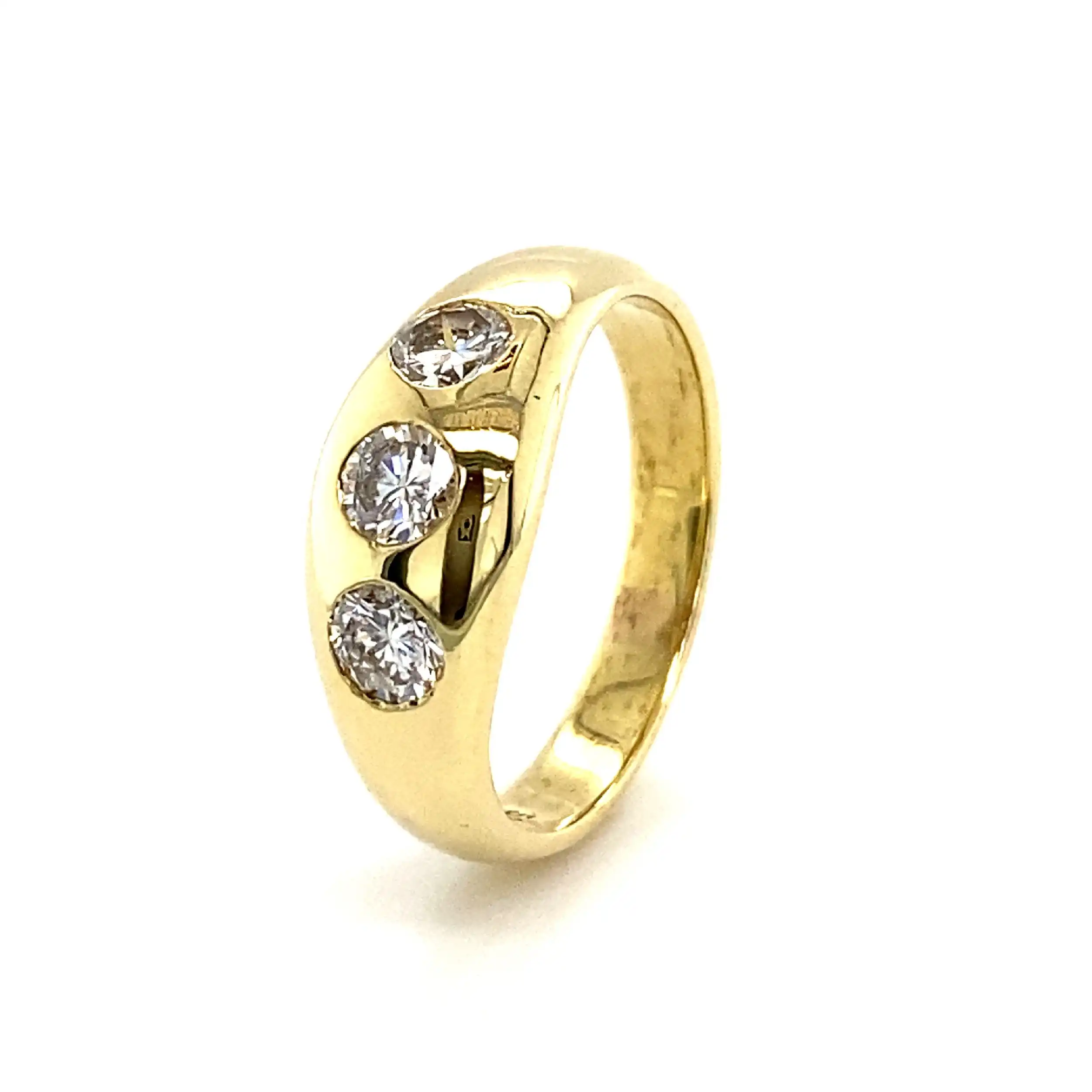 Ring Gelbgold mit Brillanten Ring Gelbgold mit Brillanten