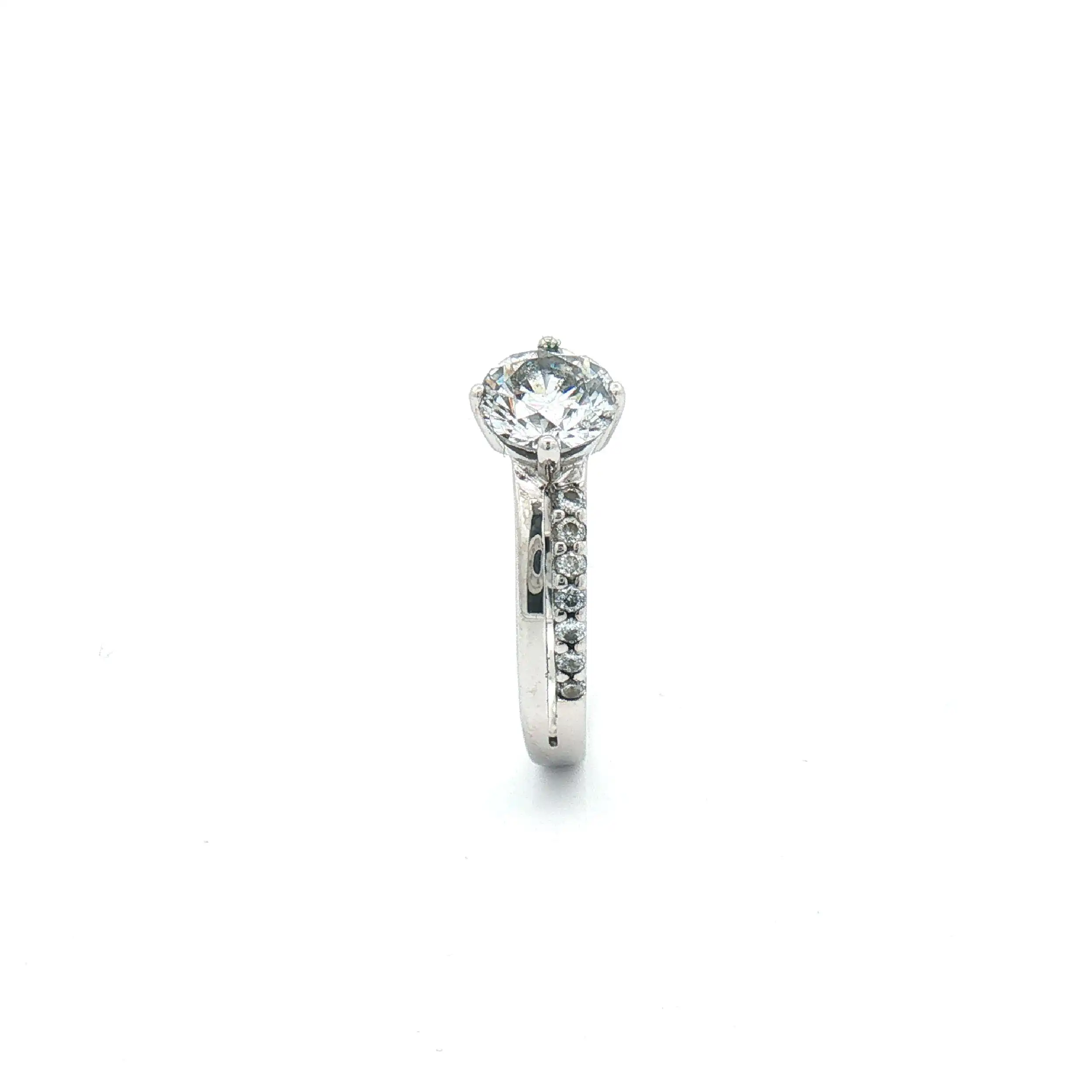 Ring Weißgold mit Zirkonia