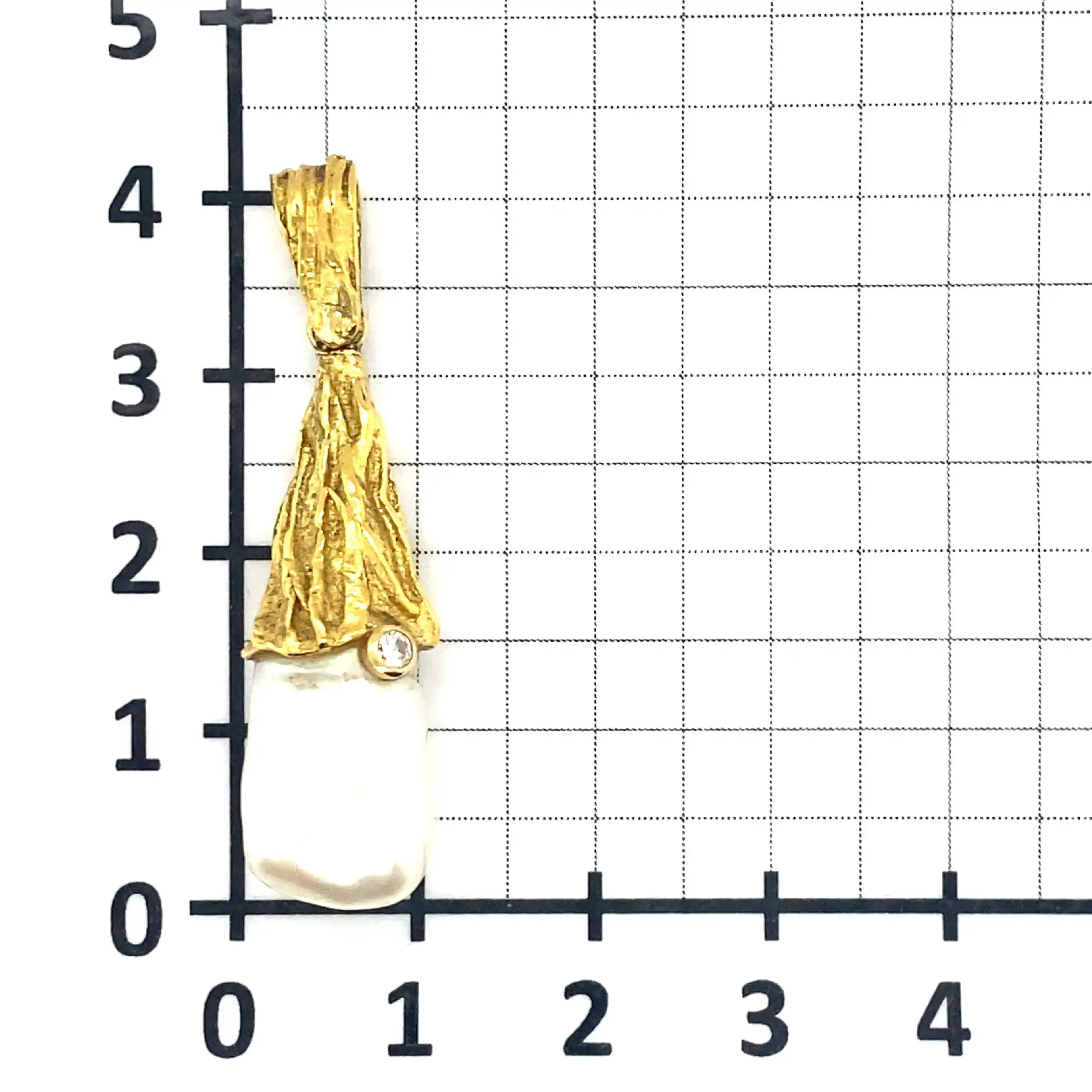 Anhänger Gelbgold mit Perle und Brillant Anhänger Gelbgold mit Perle und Brillant