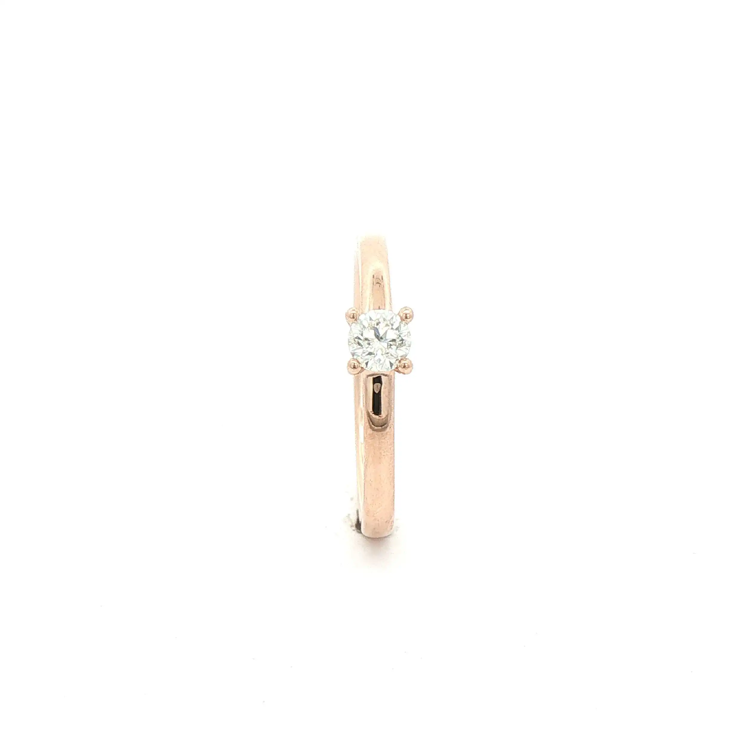 Ring Rotgold mit Brillant
