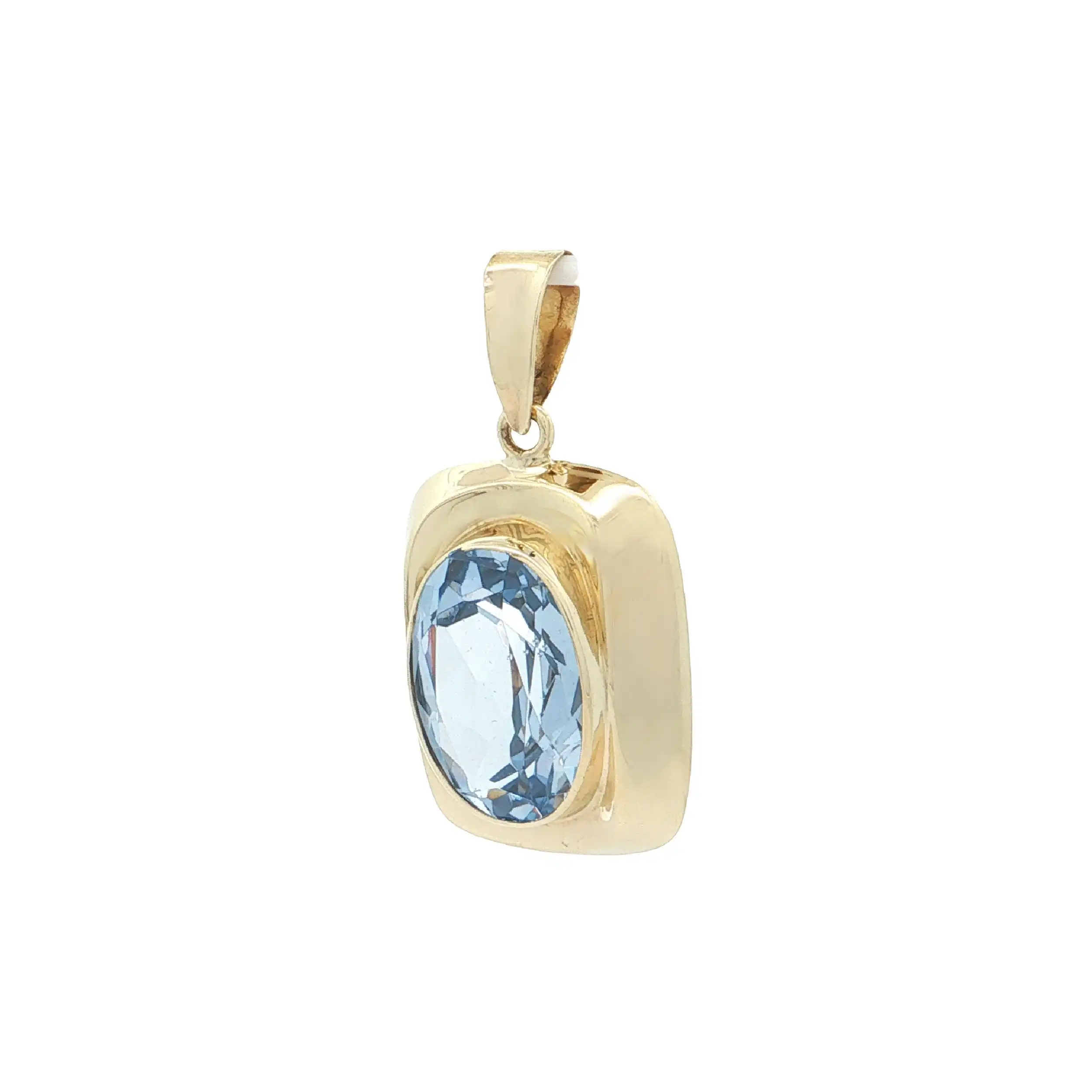 Anhänger Gelbgold mit Spinell Anhänger Gelbgold mit Spinell