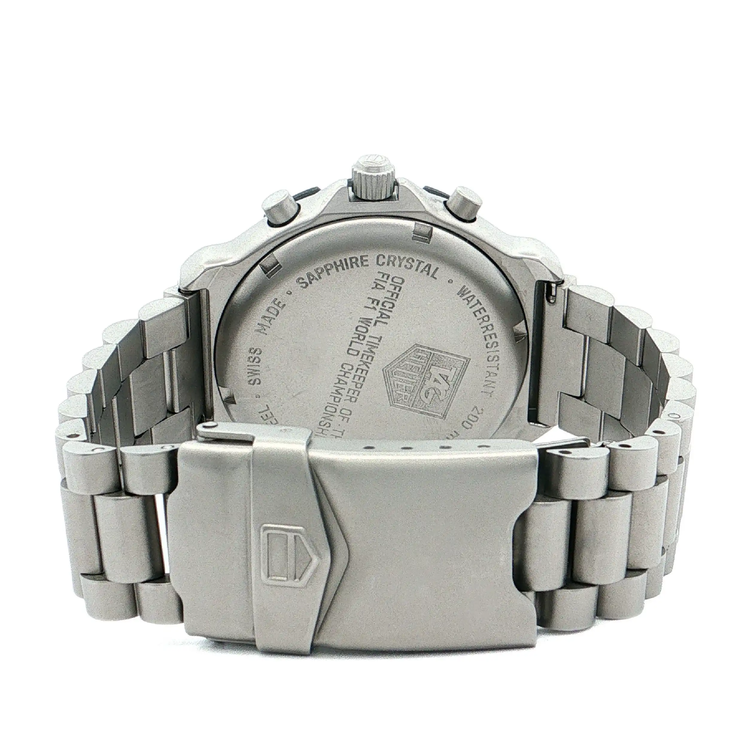 Damenuhr TAG Heuer Formula 1 Chronograph CA 1214 Formula 1 Orange mit Box und Papiere Damenuhr TAG Heuer Formula 1 Chronograph CA 1214 Formula 1 Orange mit Box und Papiere