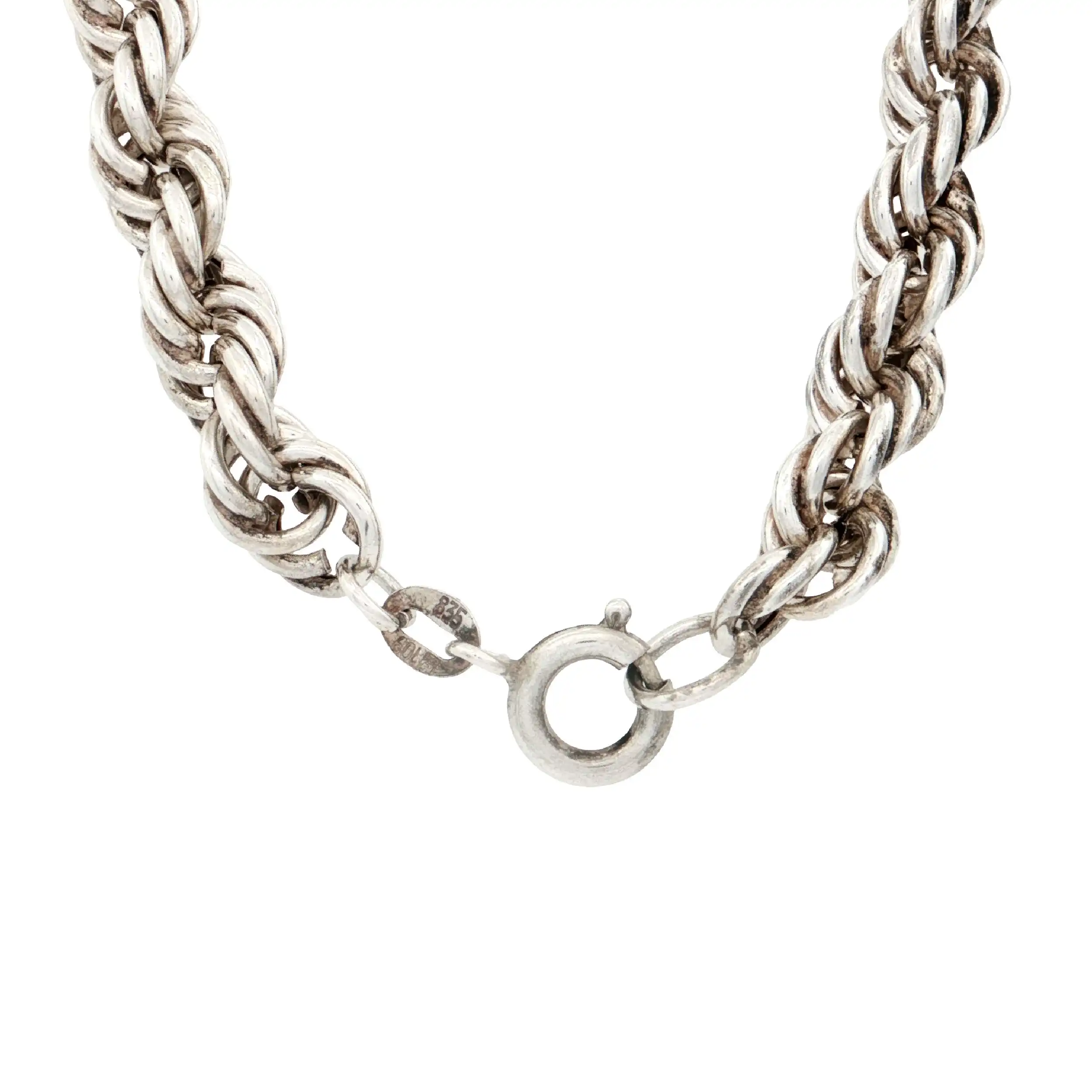 Silberkordelkette Silberkordelkette