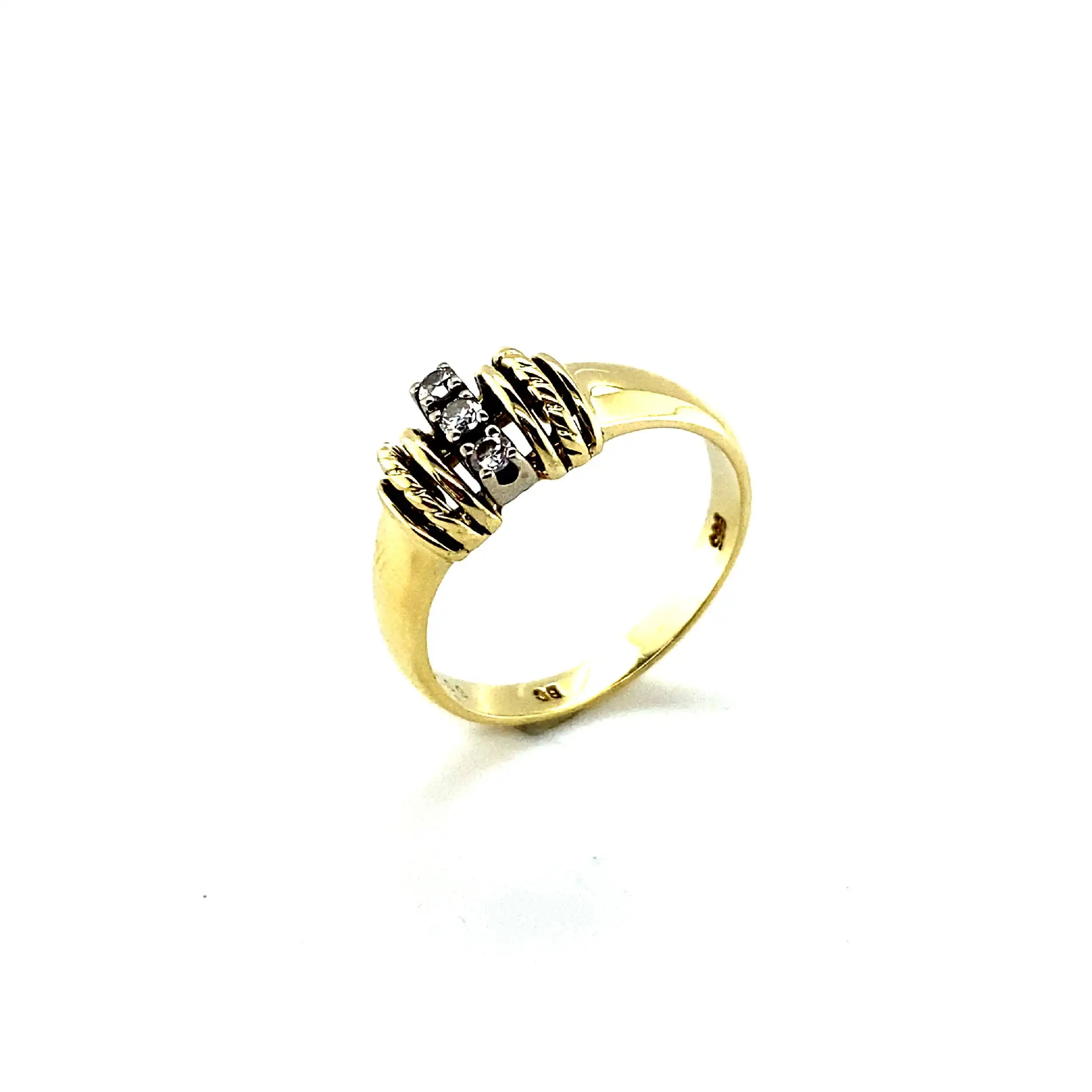 Ring Gelbgold mit Brillanten Ring Gelbgold mit Brillanten
