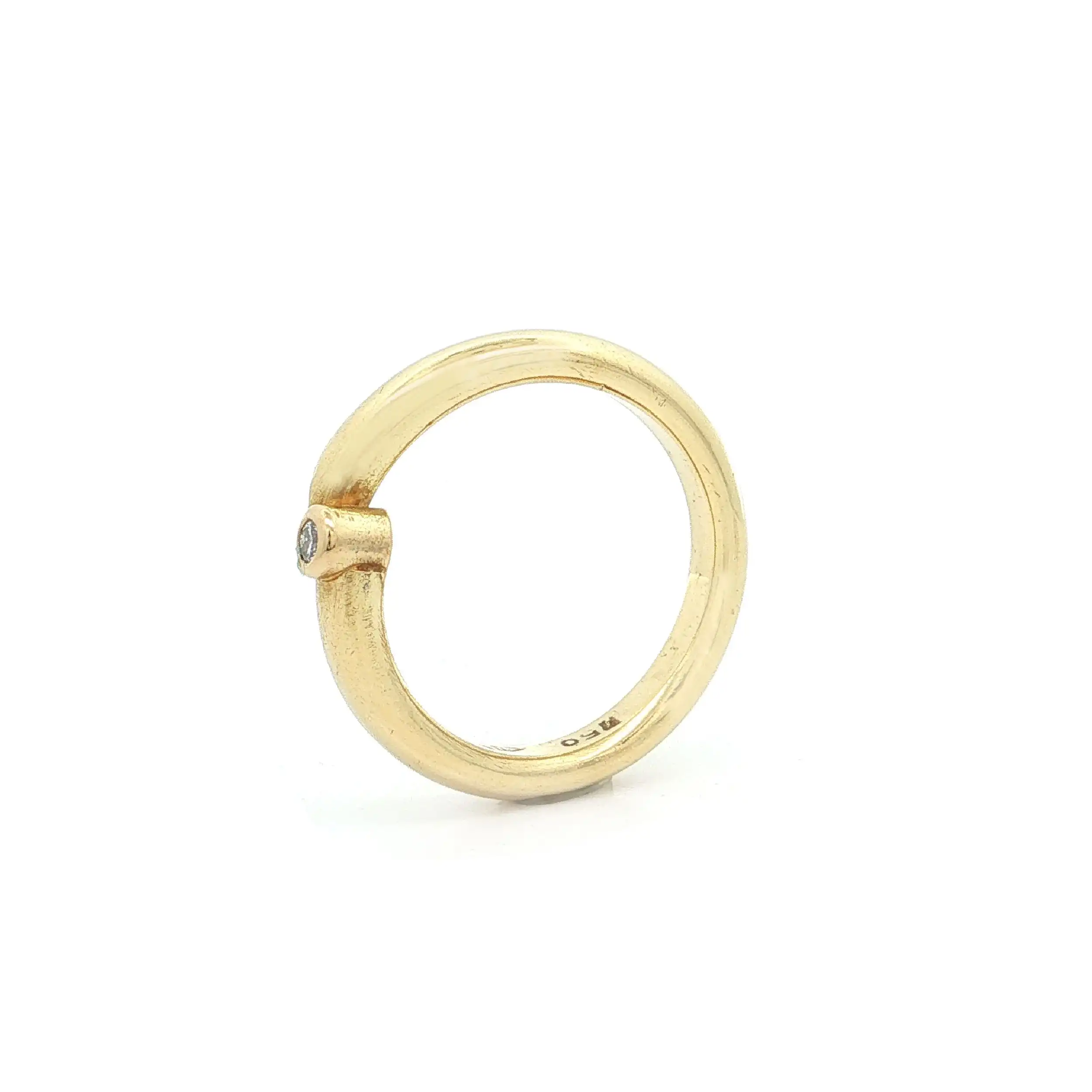 Ring Gelbgold mit Brillant