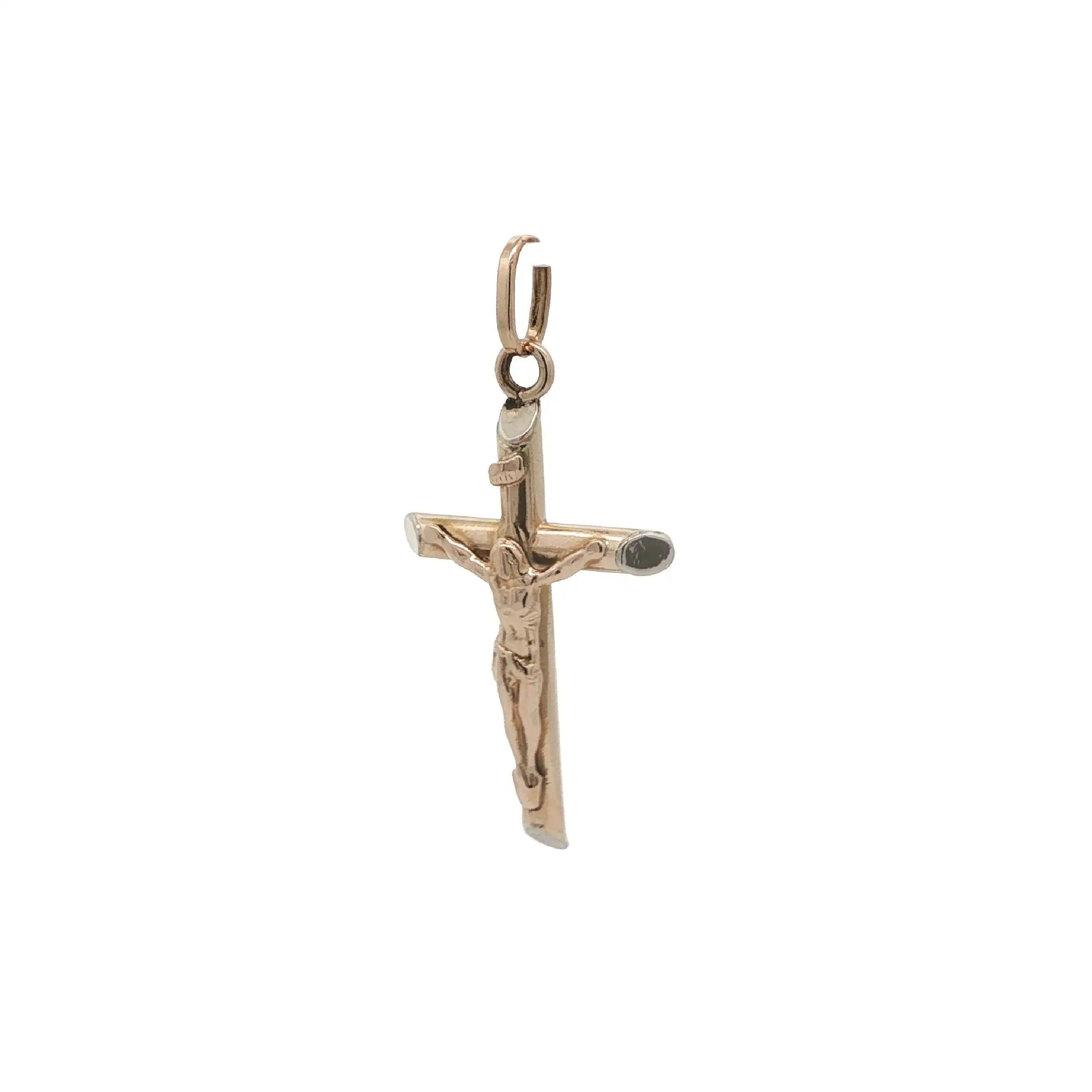 Anhänger Gelbgold Kreuz