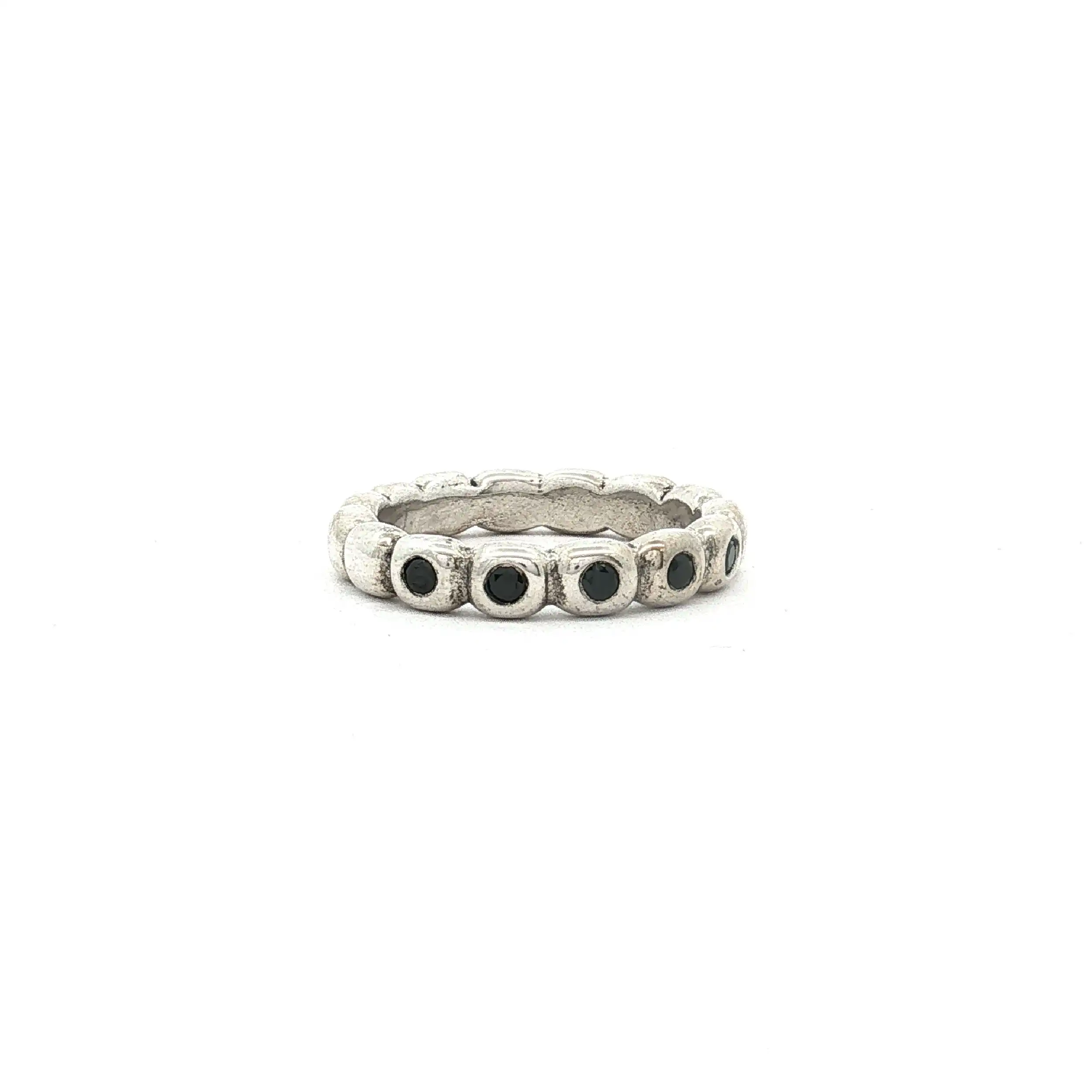 Ring Pandora mit schwarzen Zirkonia