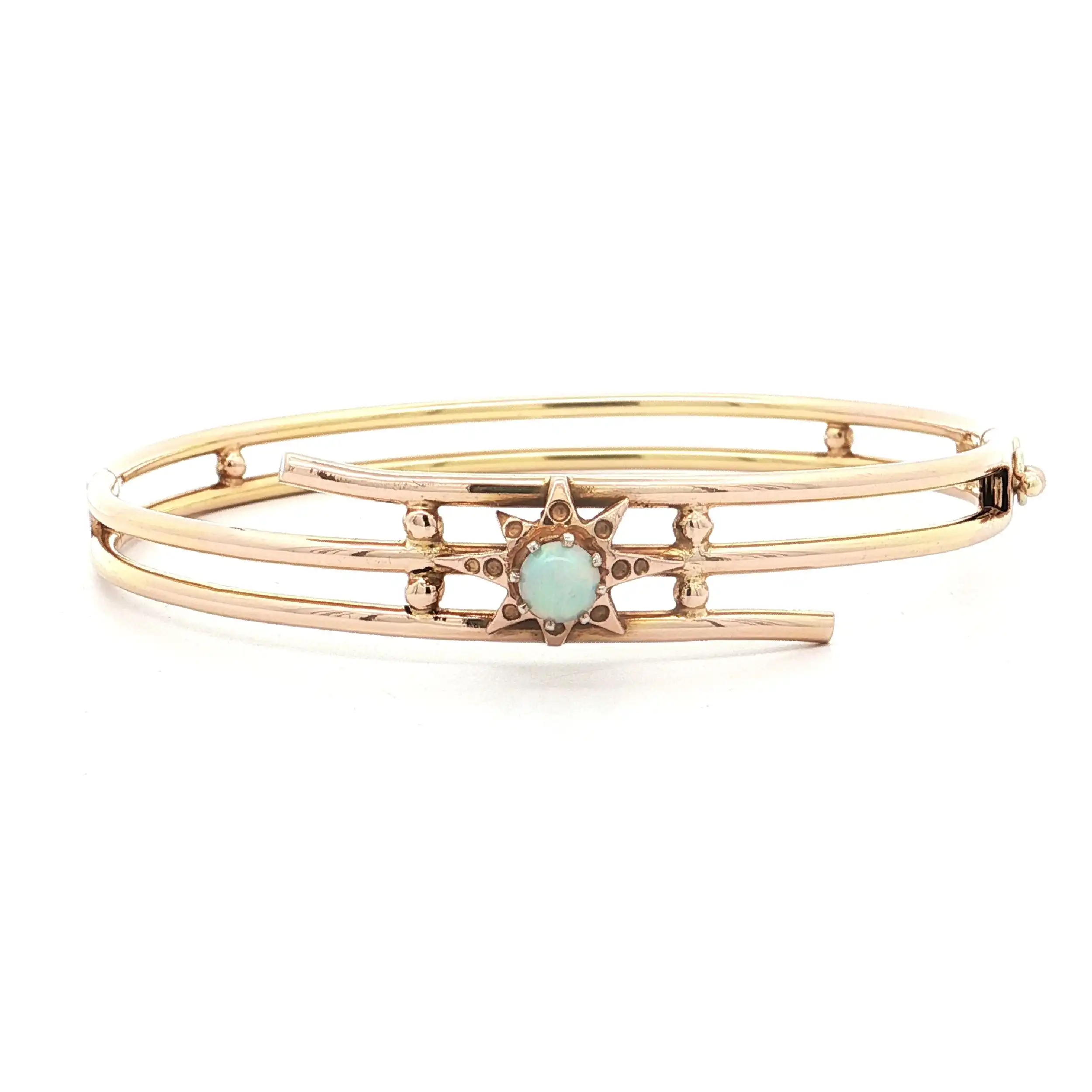 Armreif Gelbgold mit Opal Armreif Gelbgold mit Opal