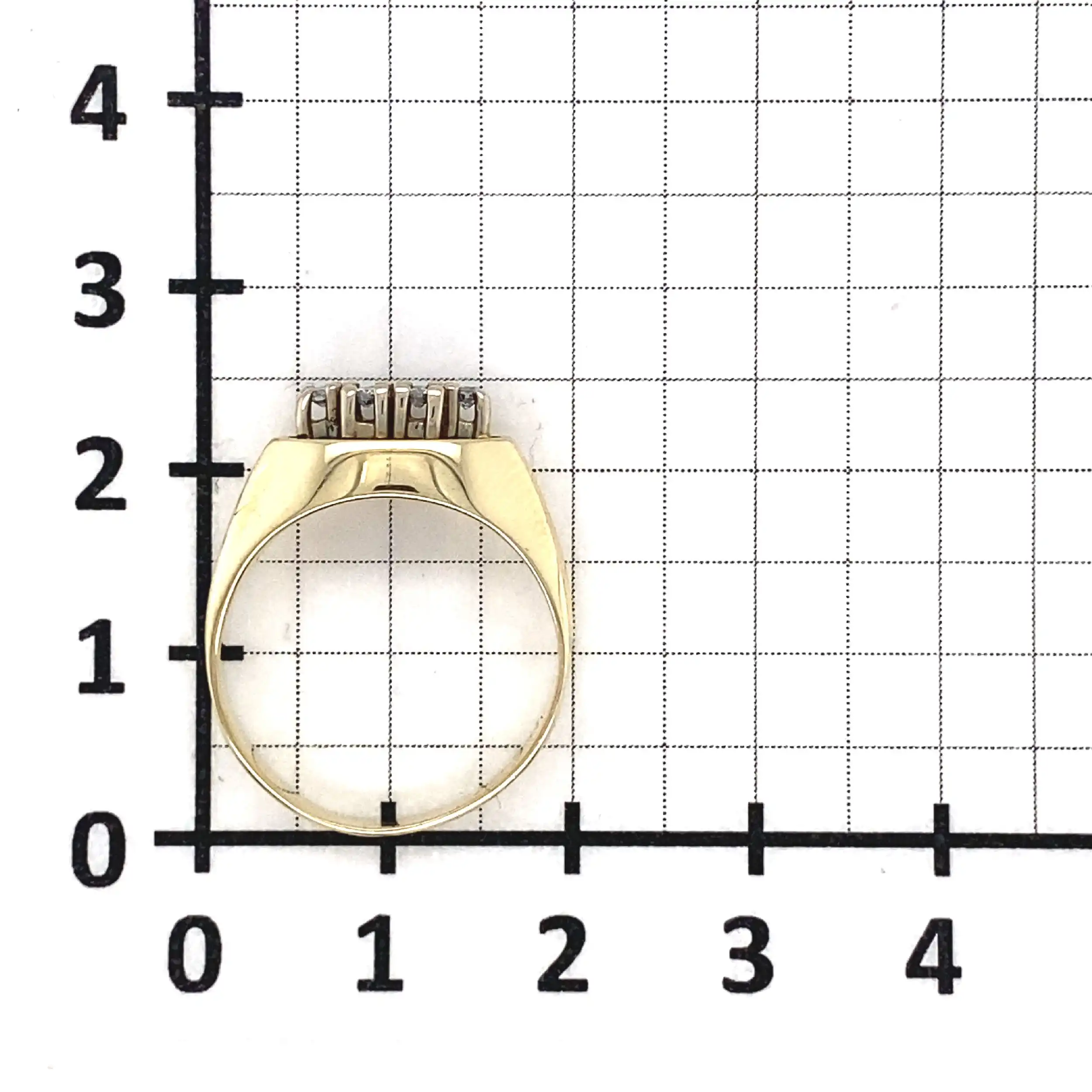 Ring Gelbgold mit Brillanten
