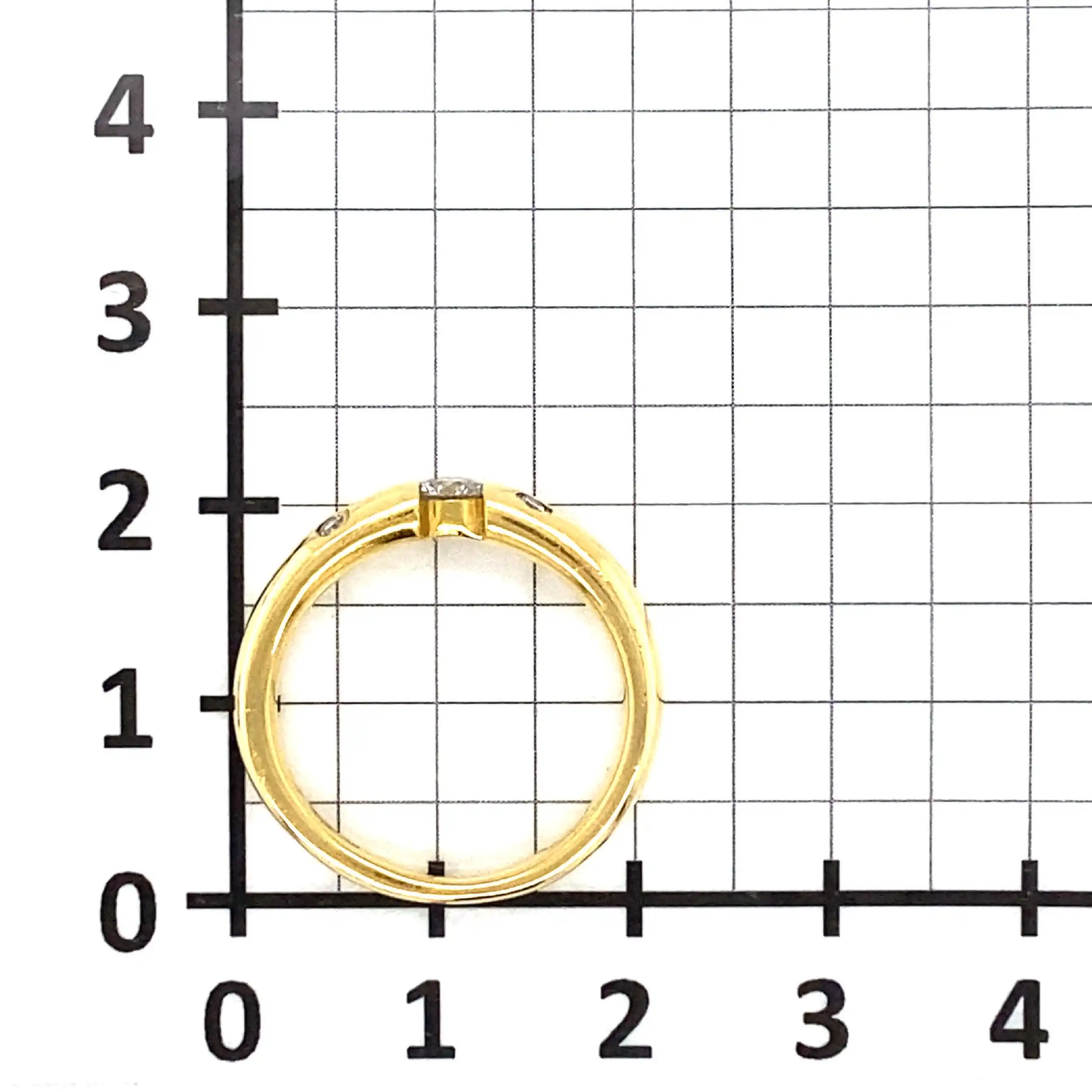 Ring Gelbgold mit Brillanten