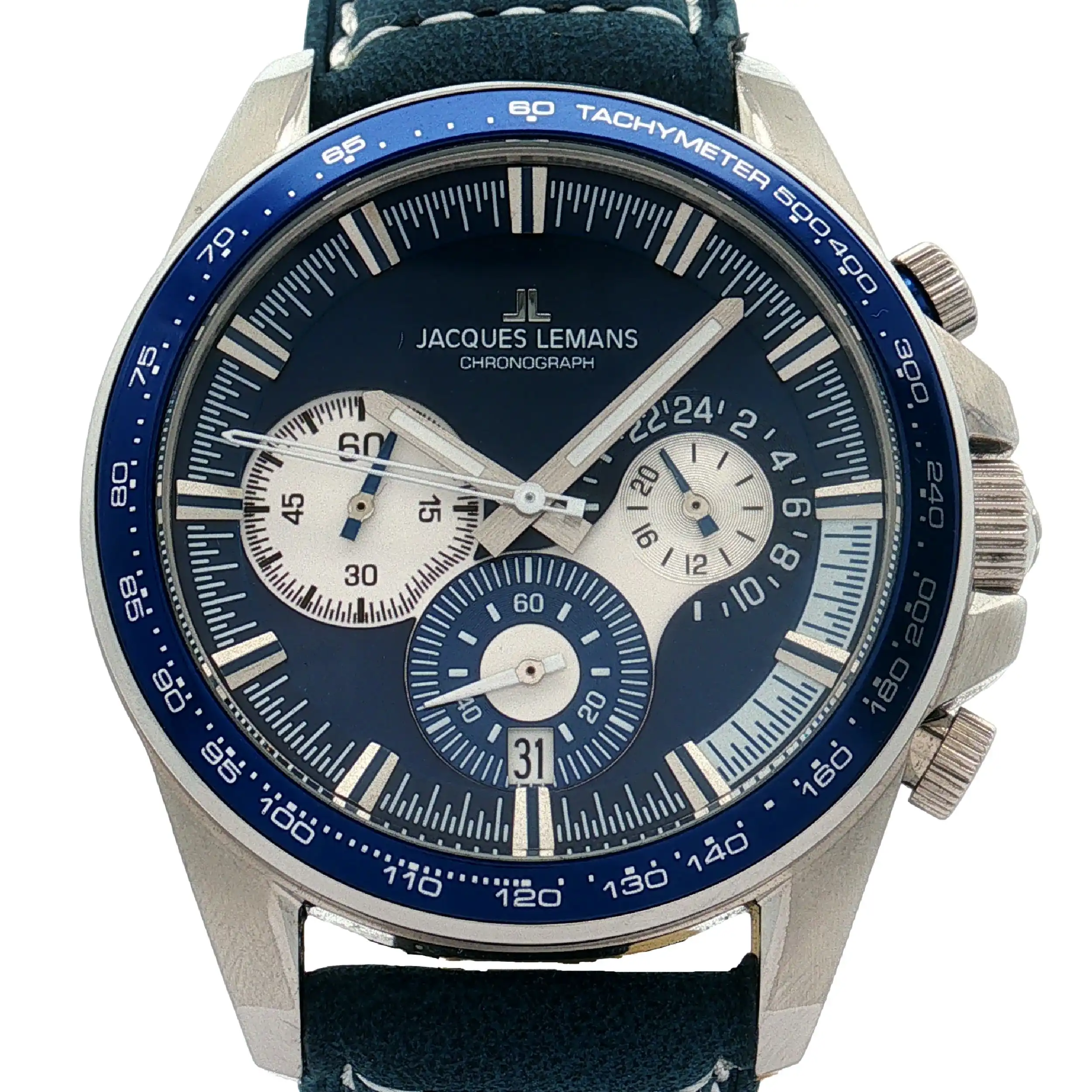 Herrenuhr Jaques Lemans Quarz 1-2127 Chronograph