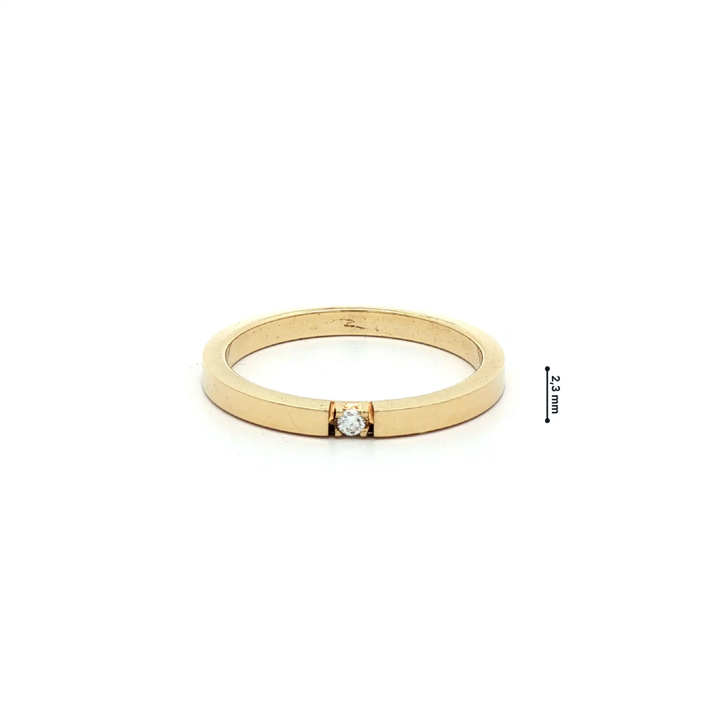 Ring Gelbgold mit Brillanten