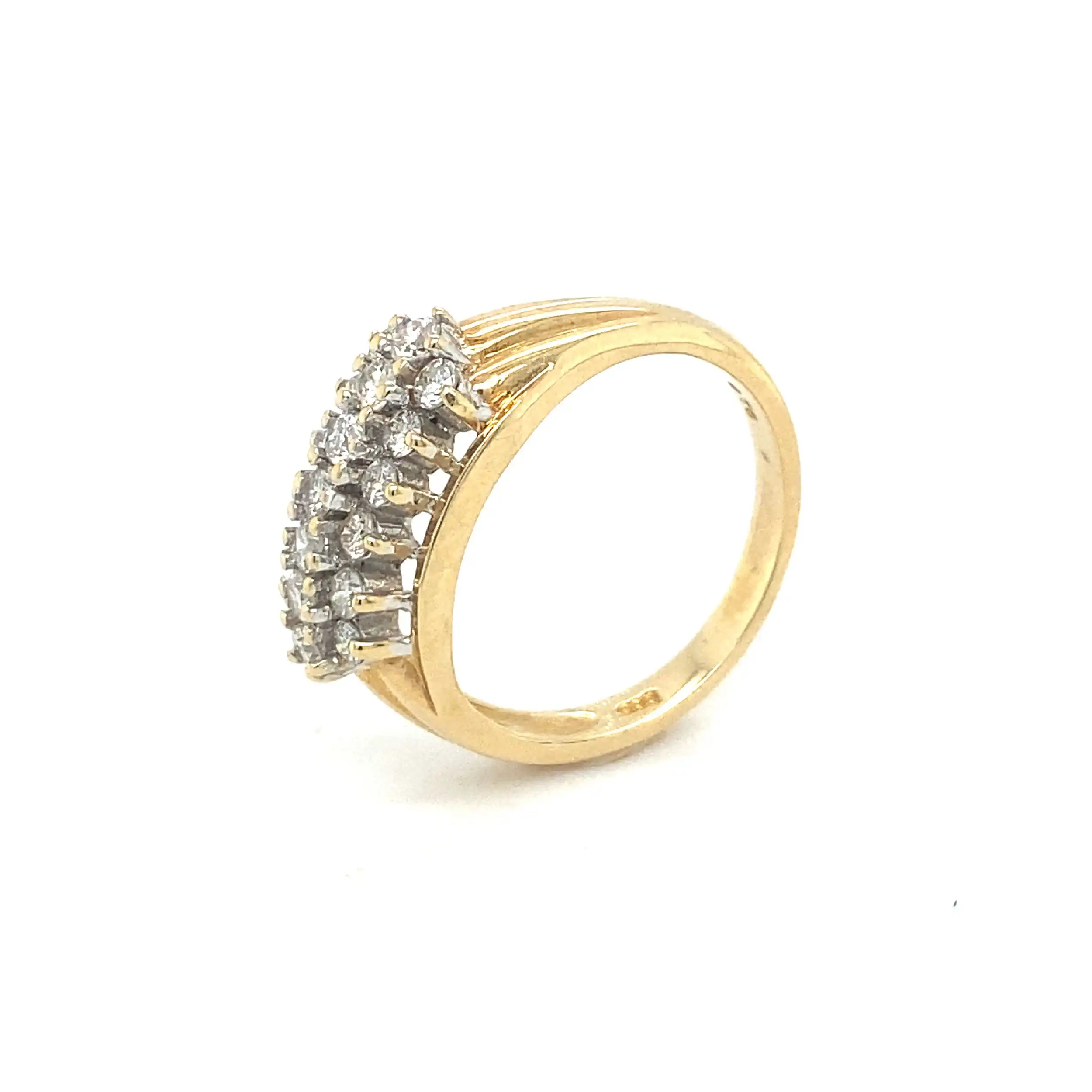Ring Gelbgold mit Brillanten Ring Gelbgold mit Brillanten