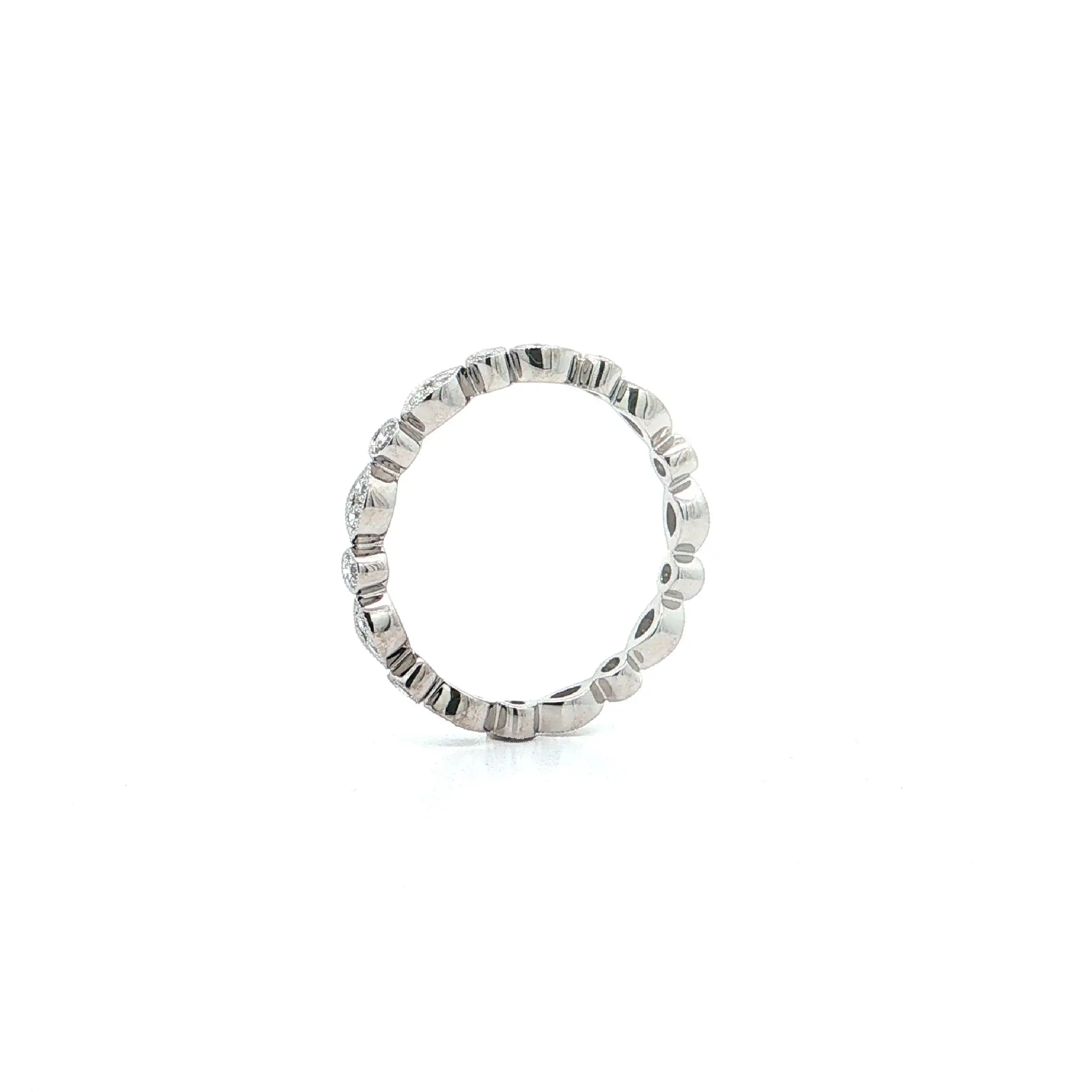Ring Weißgold mit Brillanten 0,38ct. TW/SI