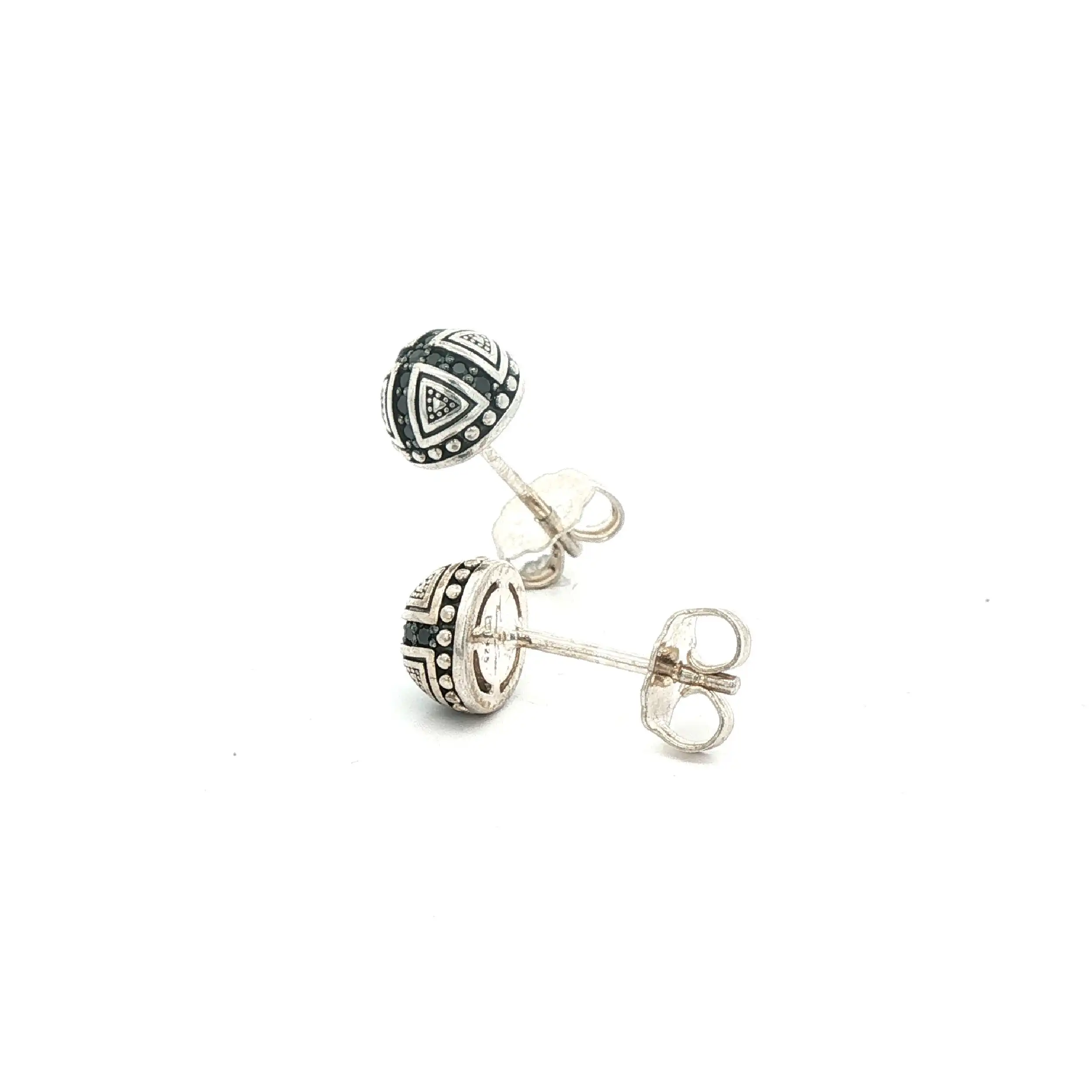 Ohrstecker Silber "Thomas Sabo" mit schwarzen Steinen Ohrstecker Silber "Thomas Sabo" mit schwarzen Steinen