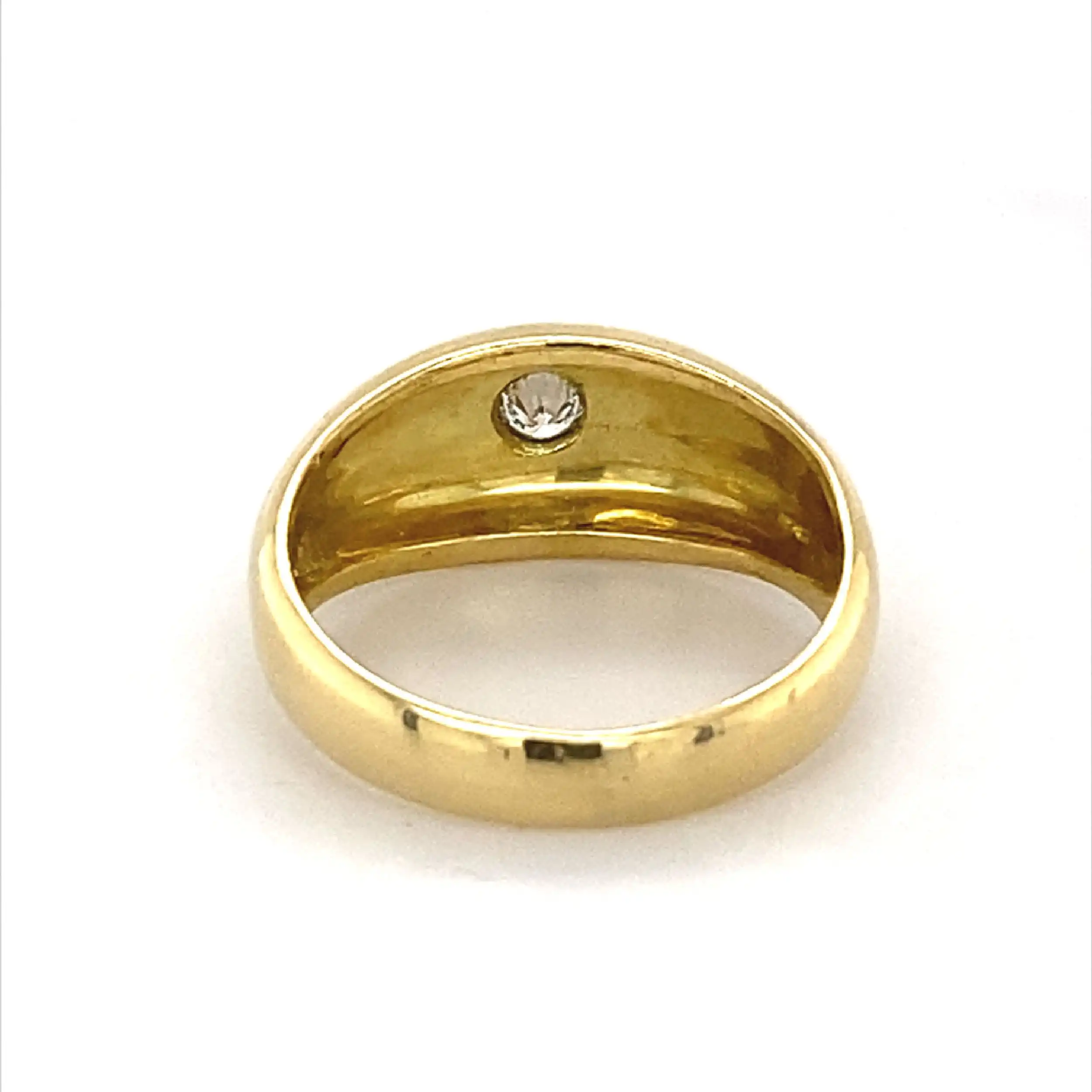 Ring Gelbgold mit Brillant Ring Gelbgold mit Brillant