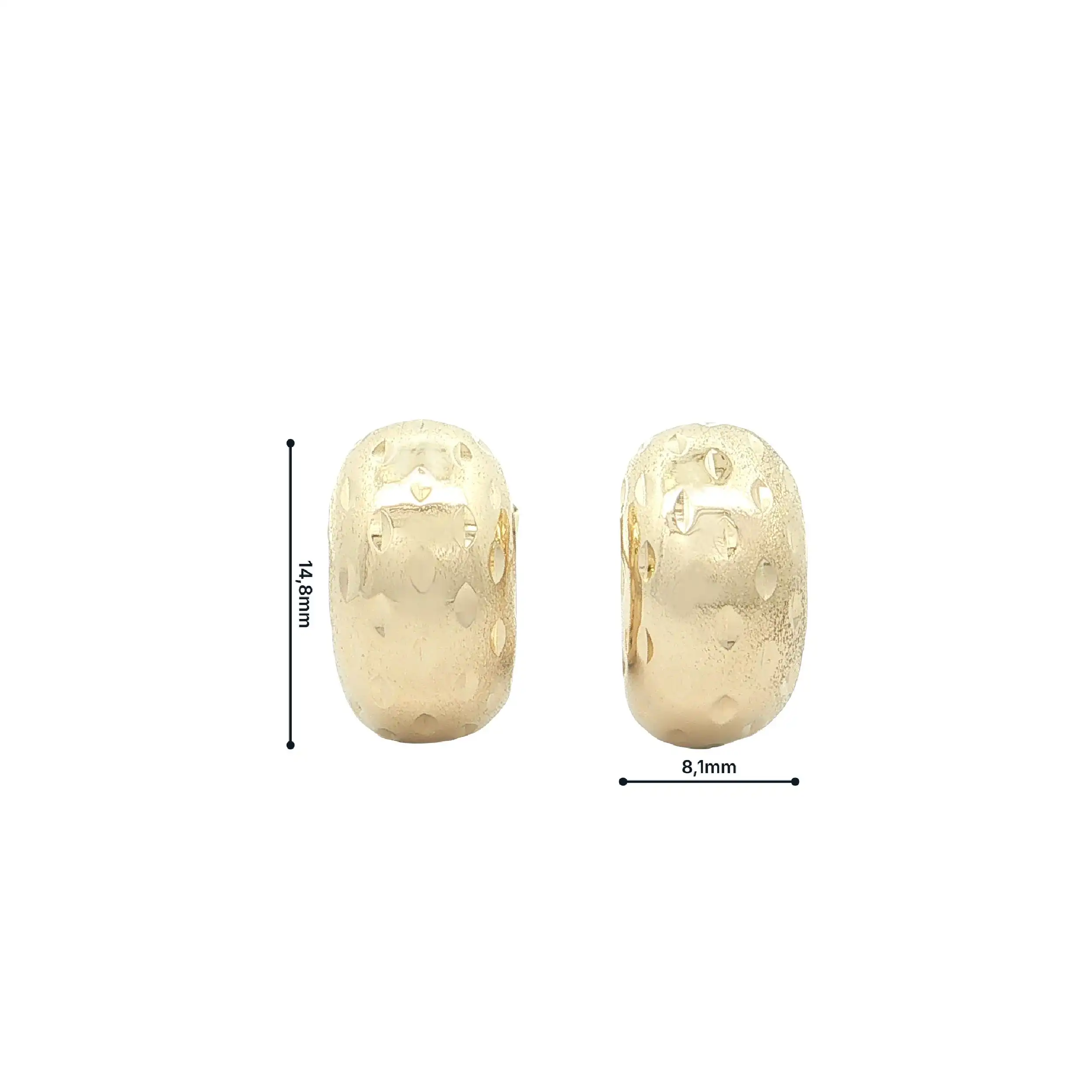 Ohrstecker Gelbgold