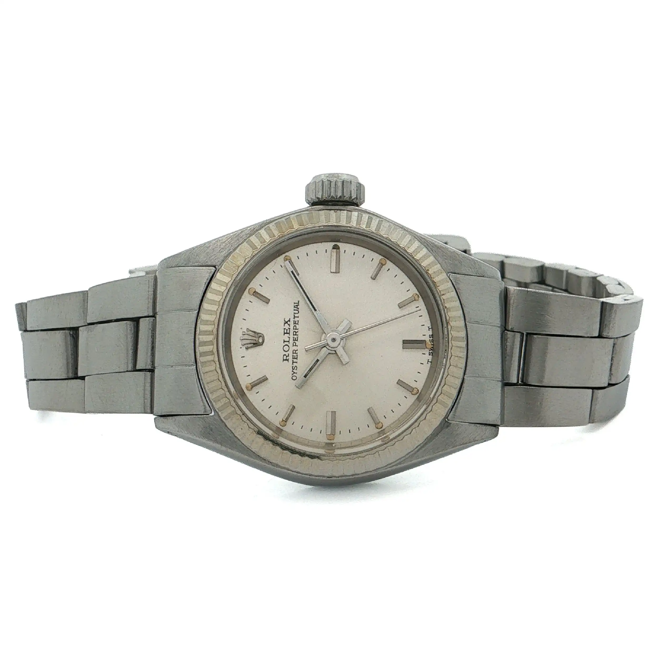 Damenuhr Rolex Oyster Perpetual 25mm Ref.6619 mit Box und Papieren aus 1972 Damenuhr Rolex Oyster Perpetual 25mm Ref.6619 mit Box und Papieren aus 1972