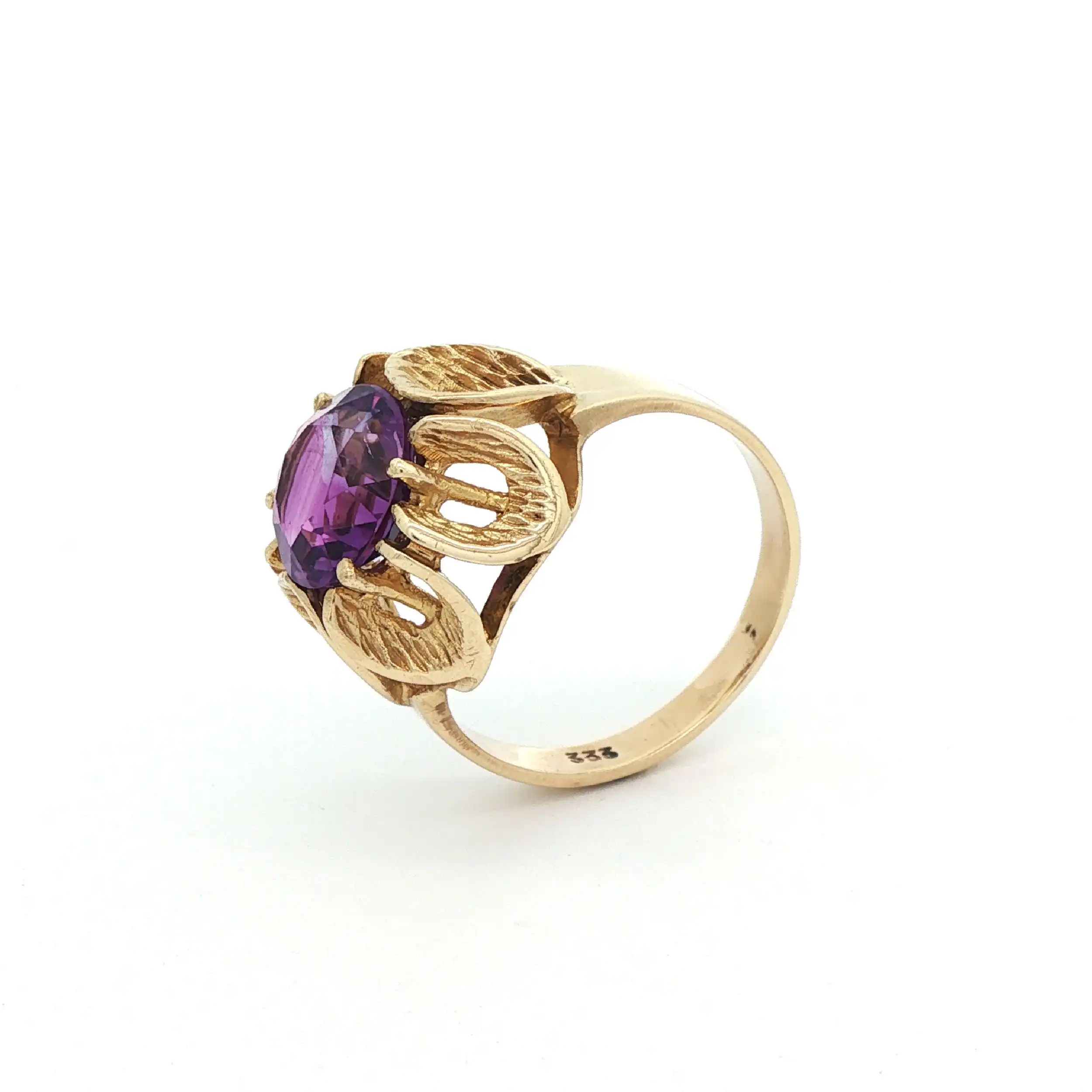 Ring Gelbgold mit Amethyst