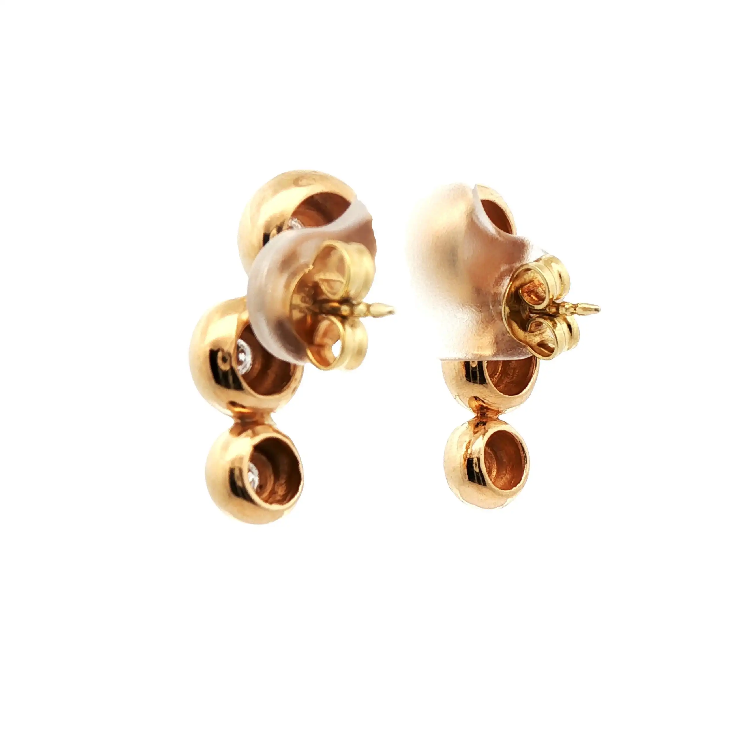 Ohrstecker Gelbgold mit Brillanten Ohrstecker Gelbgold mit Brillanten