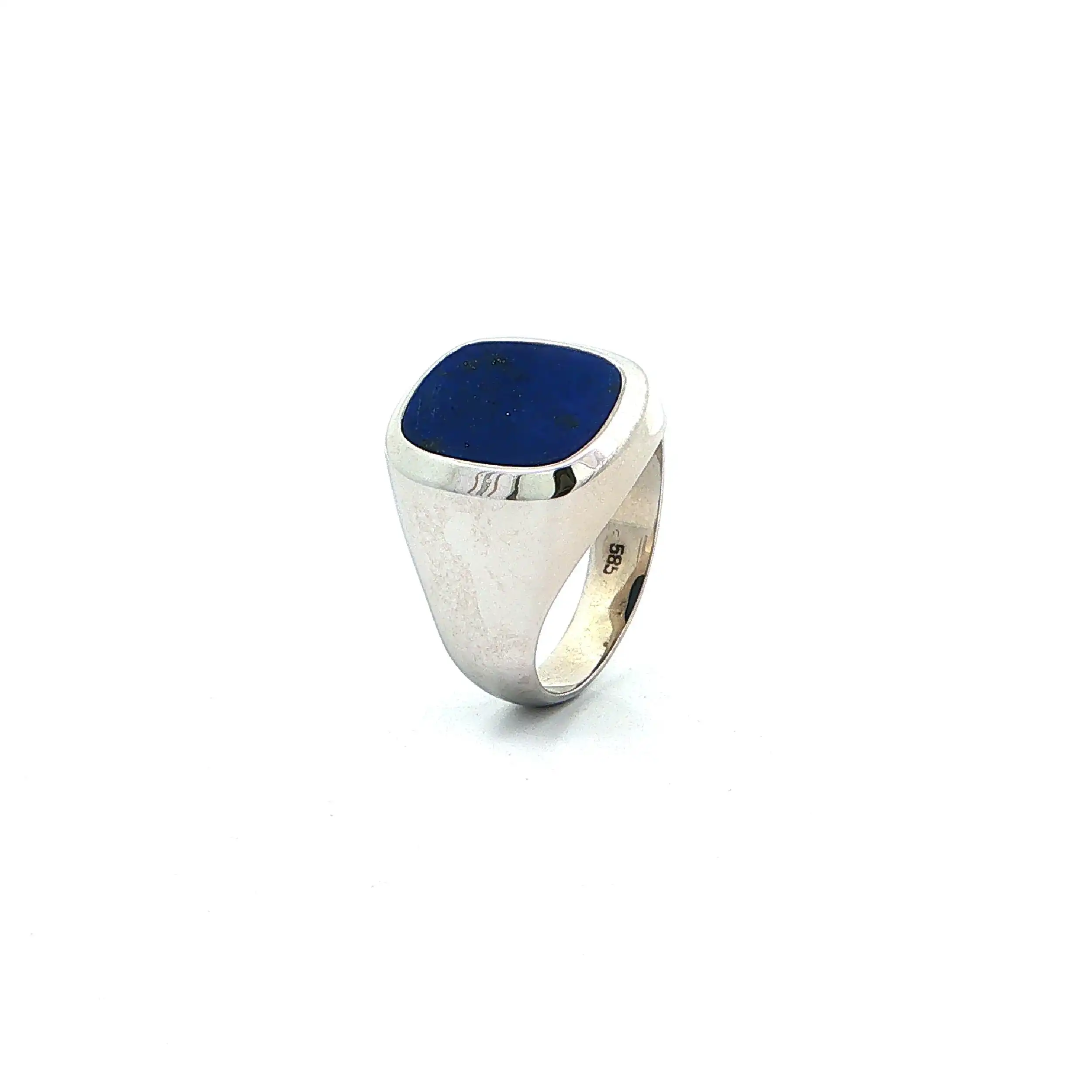 Ring Weißgold mit Lapislazuli