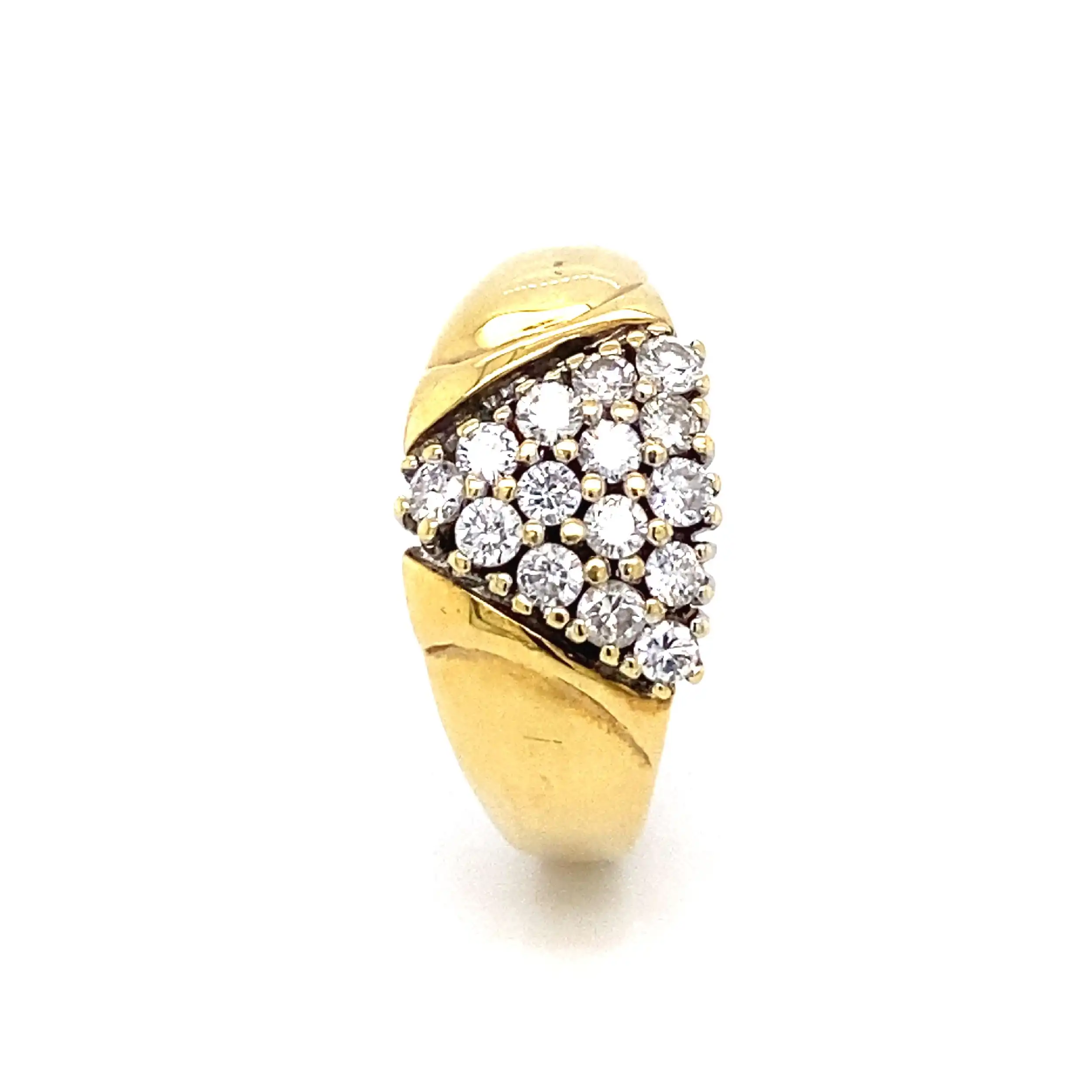 Ring Gelbgold mit Brillanten Ring Gelbgold mit Brillanten
