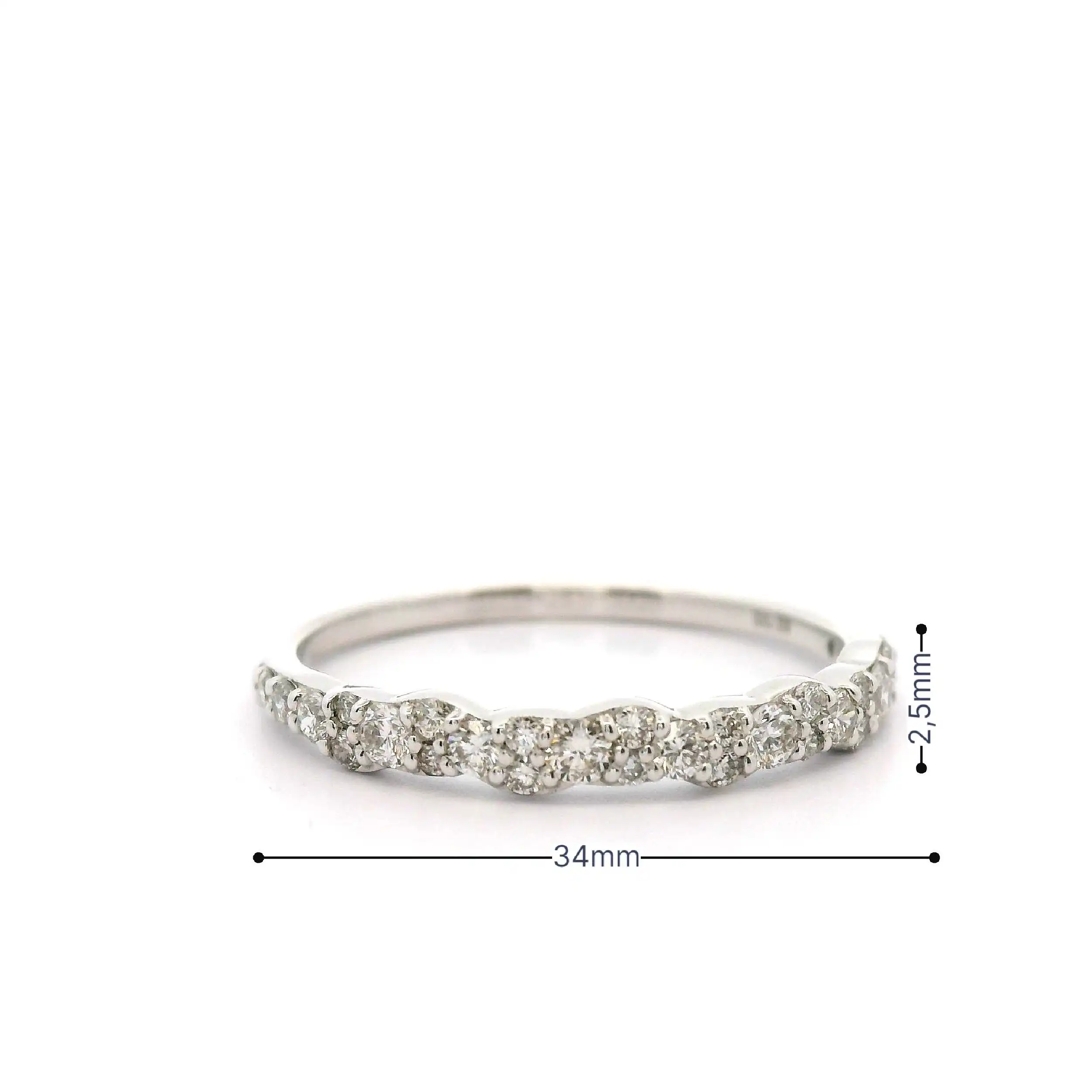 Ring Weißgold mit Brillanten