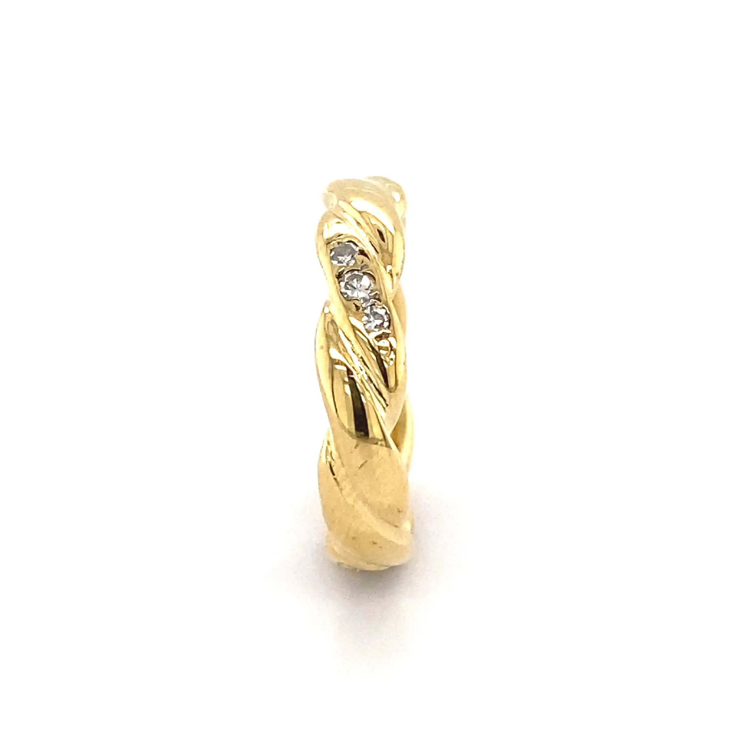 Ring Gelbgold mit Diamanten Ring Gelbgold mit Diamanten