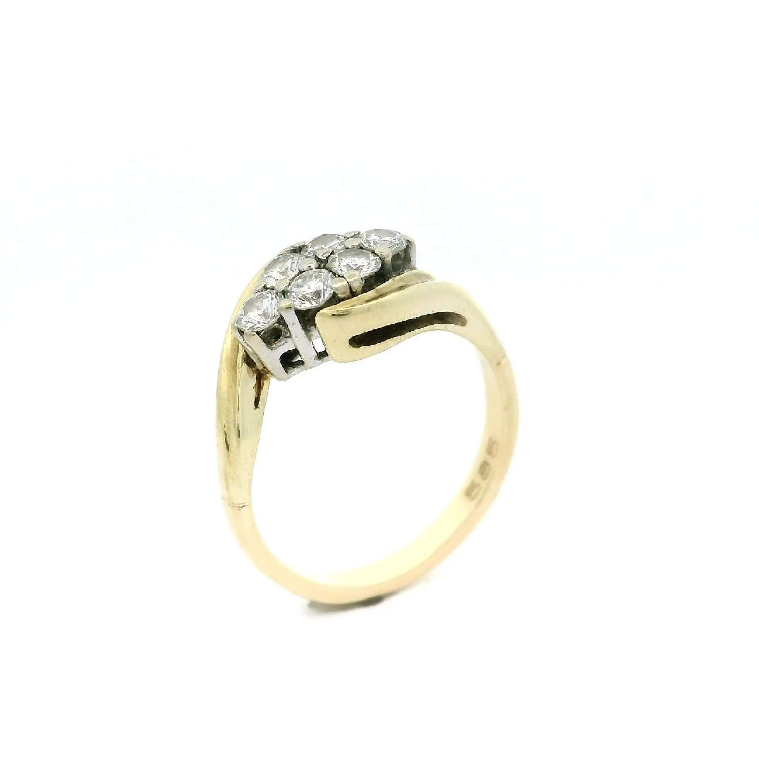 Ring Bicolor mit Brillanten