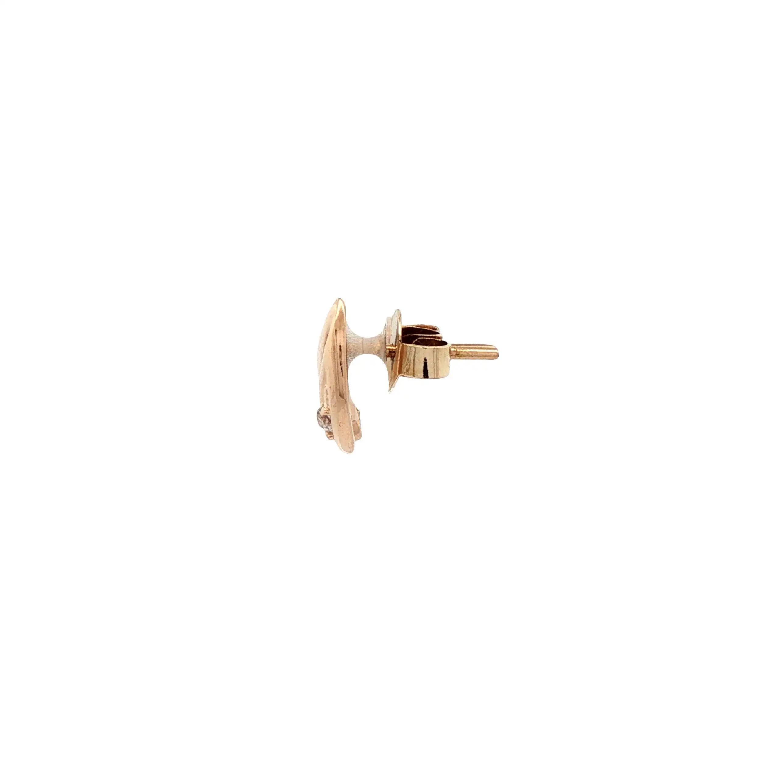 Ohrstecker Gelbgold mit Zirkonia