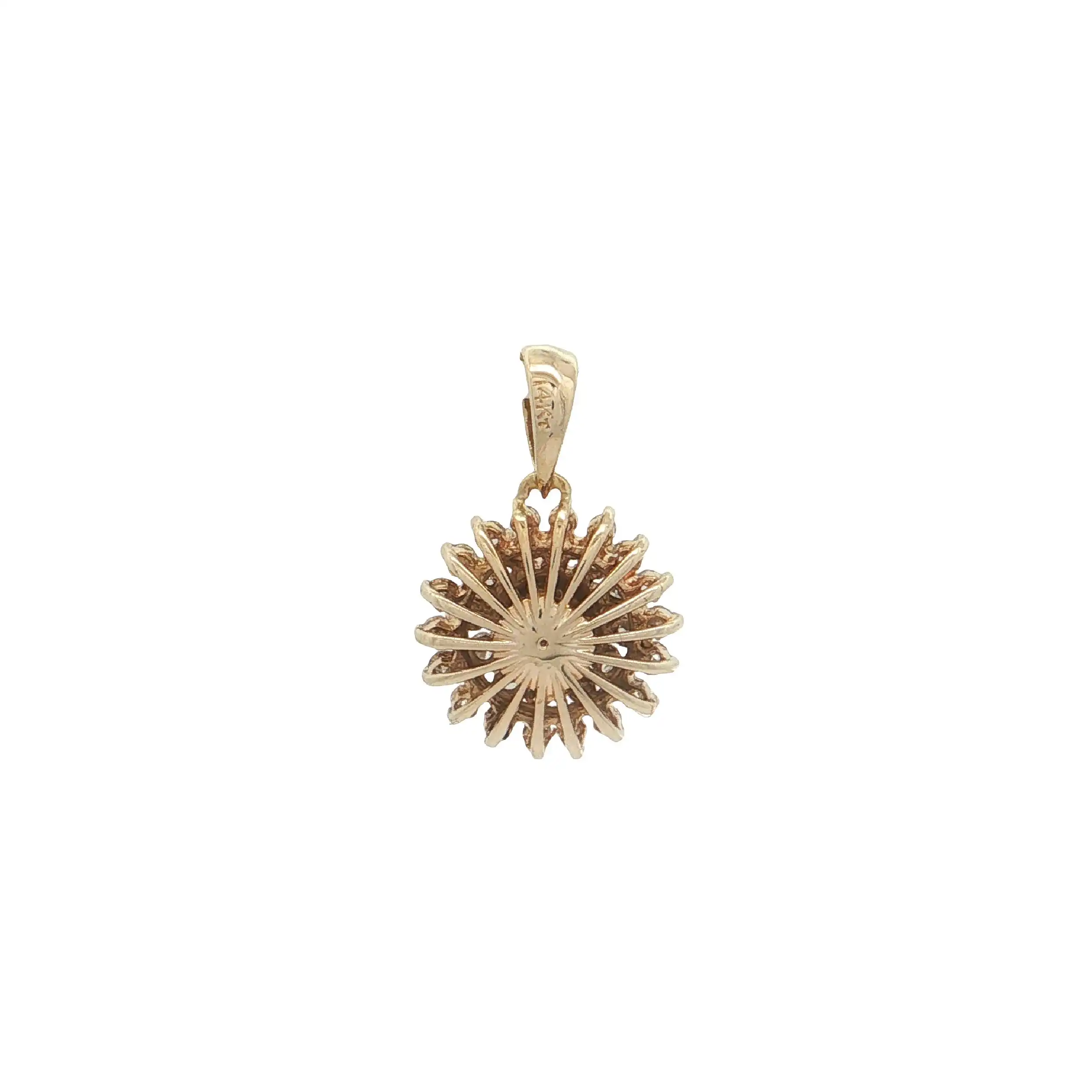 Anhänger Gelbgold mit Brillant und Diamanten