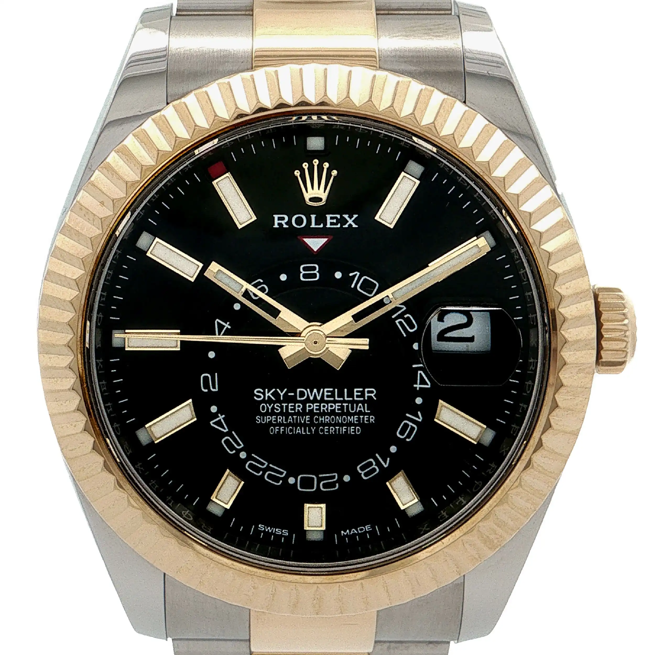 Herrenuhr Rolex Sky-Dweller 42mm Stahl/Gold Ref: 326933