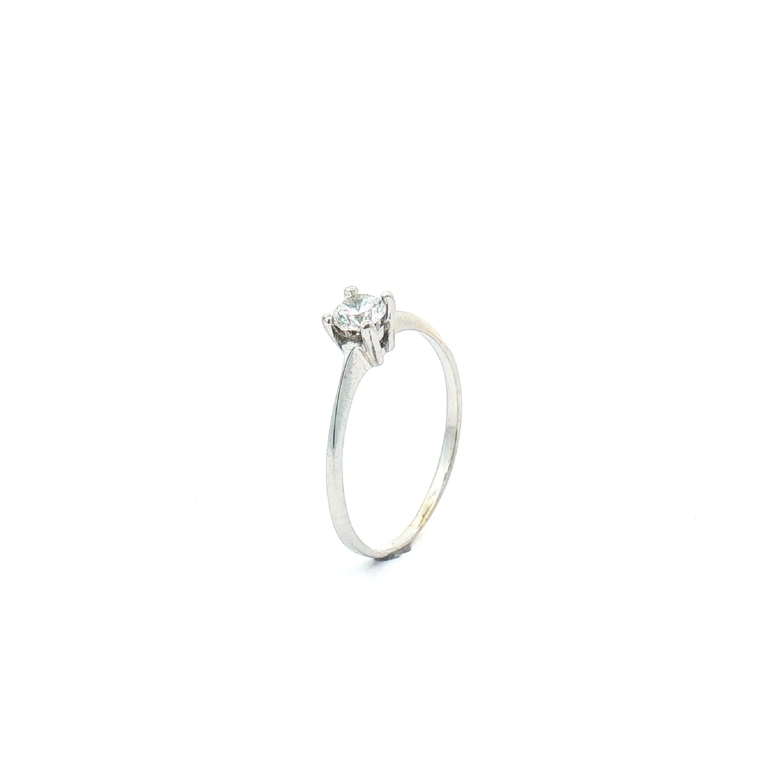 Ring Weißgold mit Zirkonia