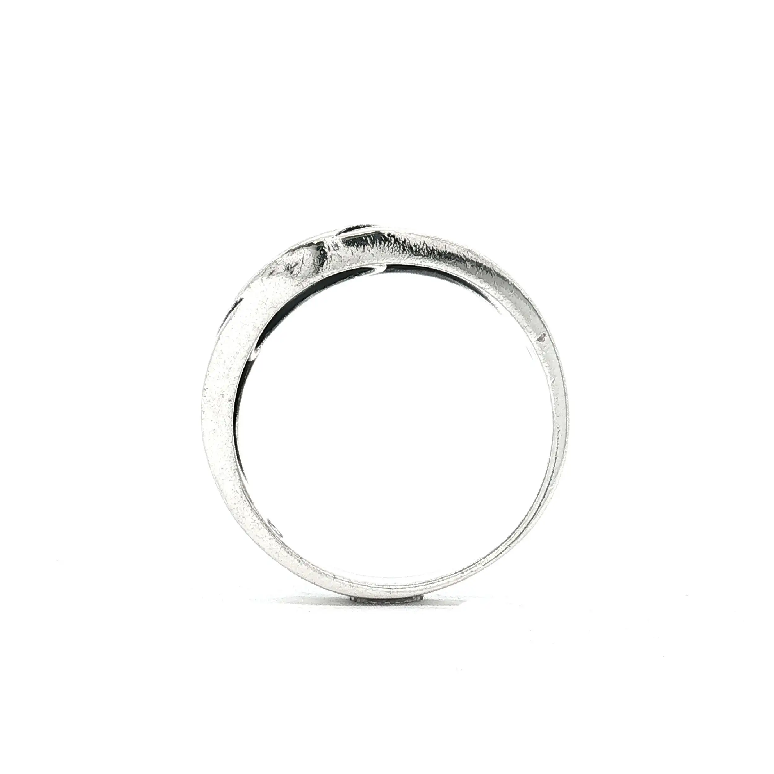 Herrenring Silber Muster